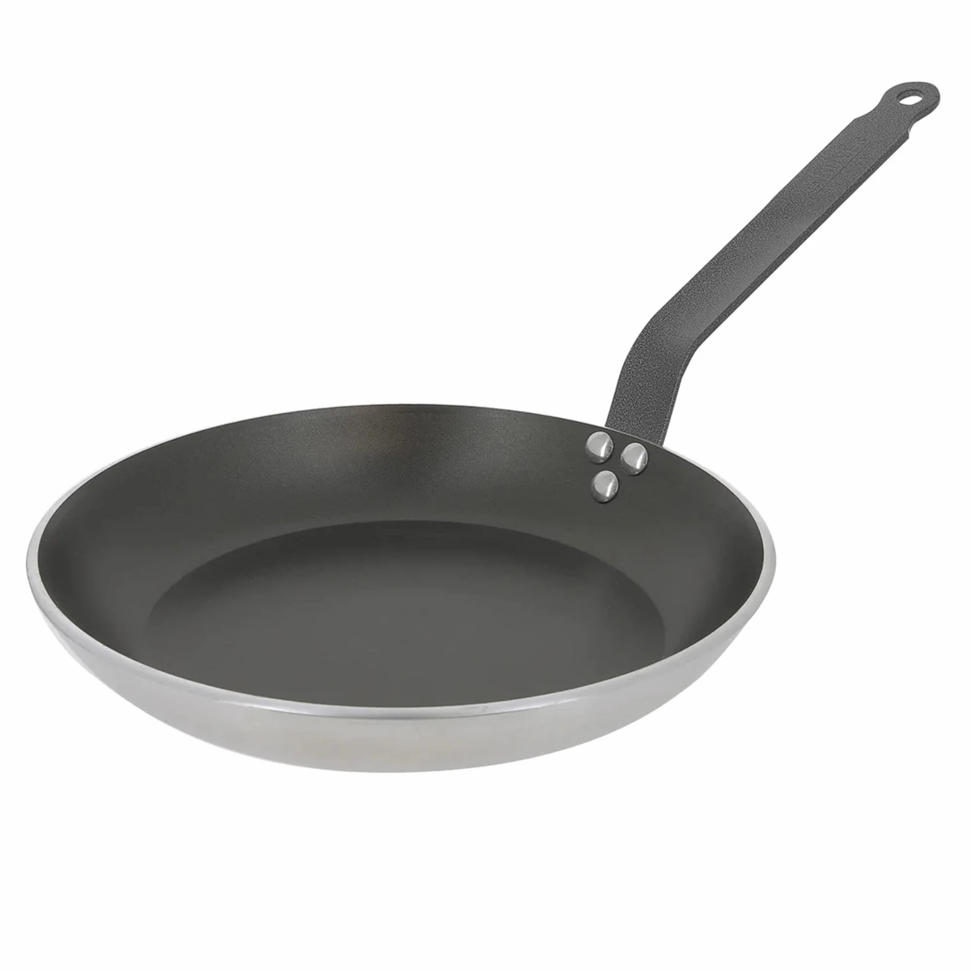 de Buyer - Patelnia nieprzywierająca CHOC RESTO INDUCTION z nieprzywierającego aluminium – 28 cm – 8480.28, srebrna