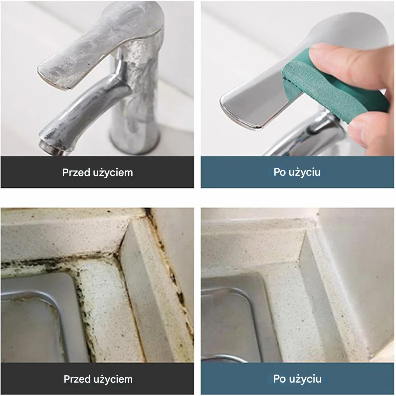 Stainless Steel Scratch Remover, Rust Eraser Block, Rubber Stain Cleaner, Non-Abrasive Tool, Compact Easy-Grip Design, for Cookware Sink Wall Appliance Brass Copper Use