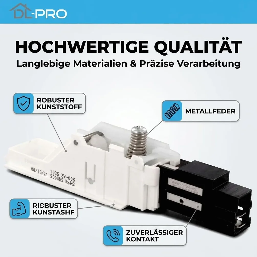Włącznik drzwiowy Gorenje 500355 blokada drzwi do suszarek pralko-suszarek