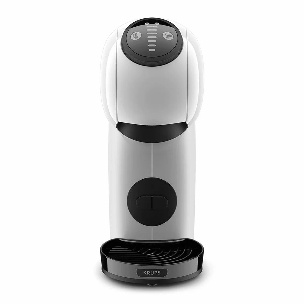 Krups Nescafé Dolce Gusto Genio S, ekspres do kawy na kapsułki do gorących i zimnych napojów, zbiornik na wodę 0,8 l, tryb Eco, Thermoblock, automatyczne wyłączanie, biały, KP2431