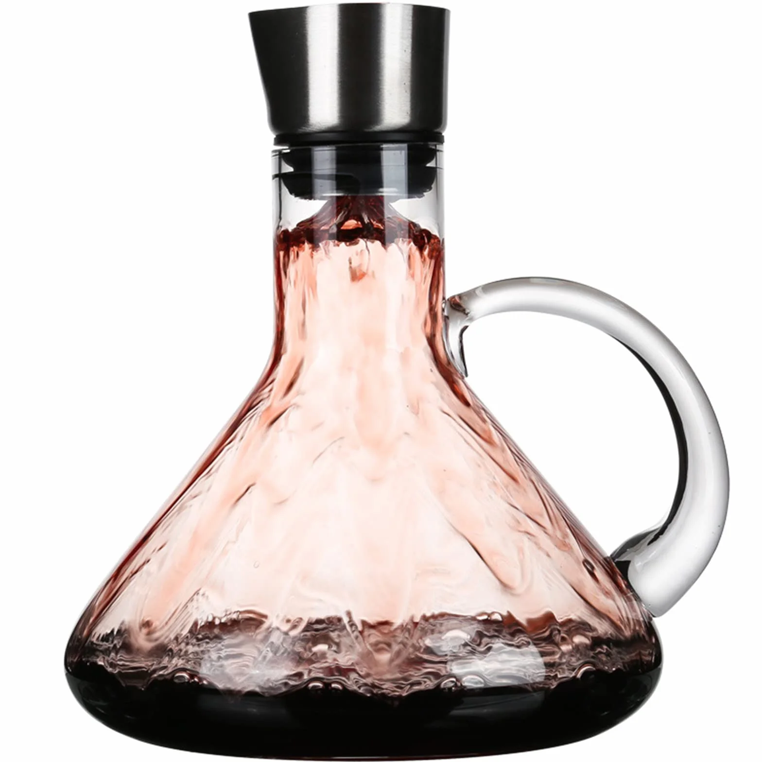 Zestaw kieliszków do dekantera do wina, bezołowiowe szkło kryształowe, 1800 ml, dmuchana butelka, bar, kuchnia