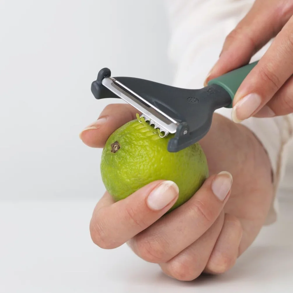 Brabantia Obieraczka Y plus zester, Tasty+ Fir Green