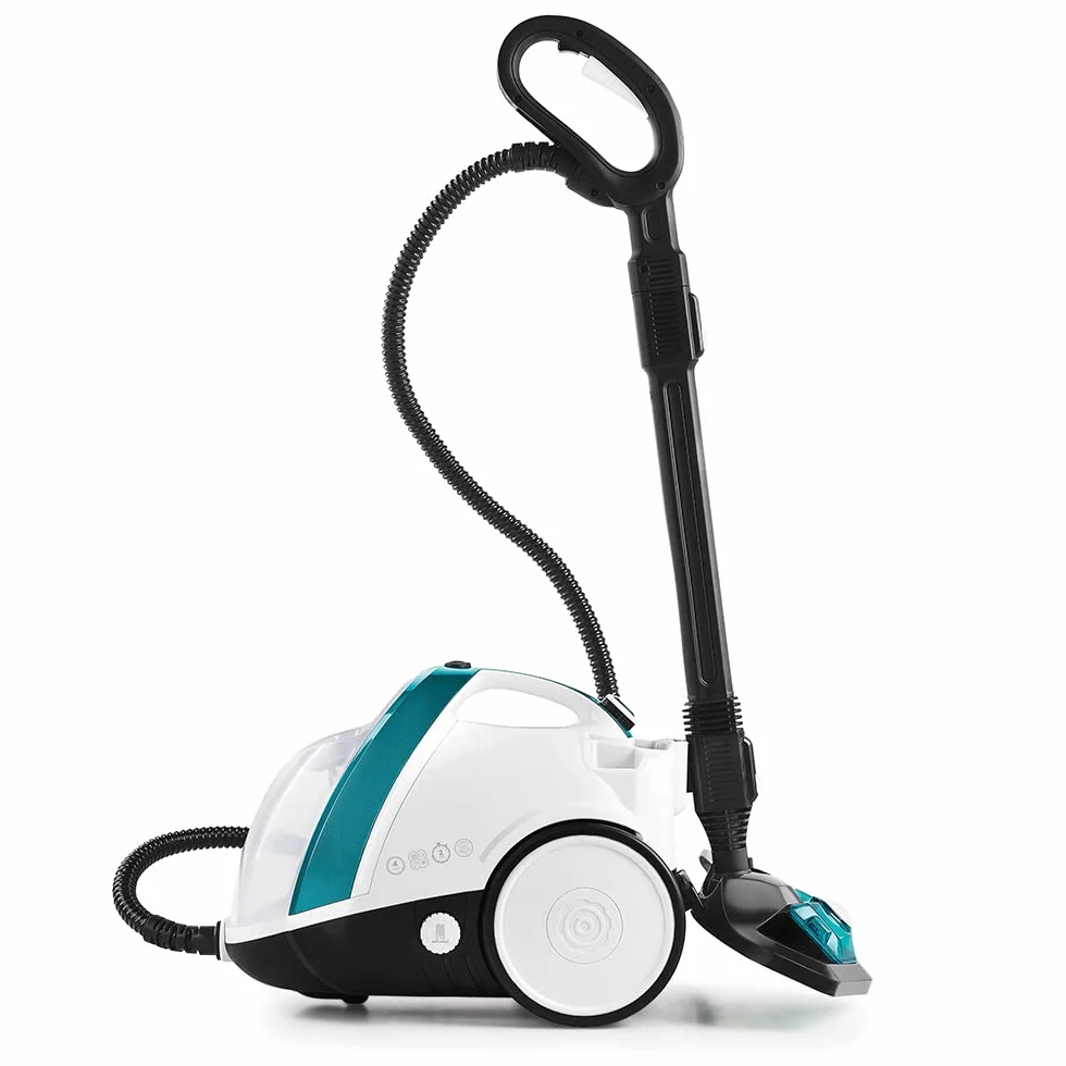Polti Vaporetto Smart 100_T Steam Cleaner 4 bar myjka wysokociśnieniowa 9 akcesoriów biały turkusowy