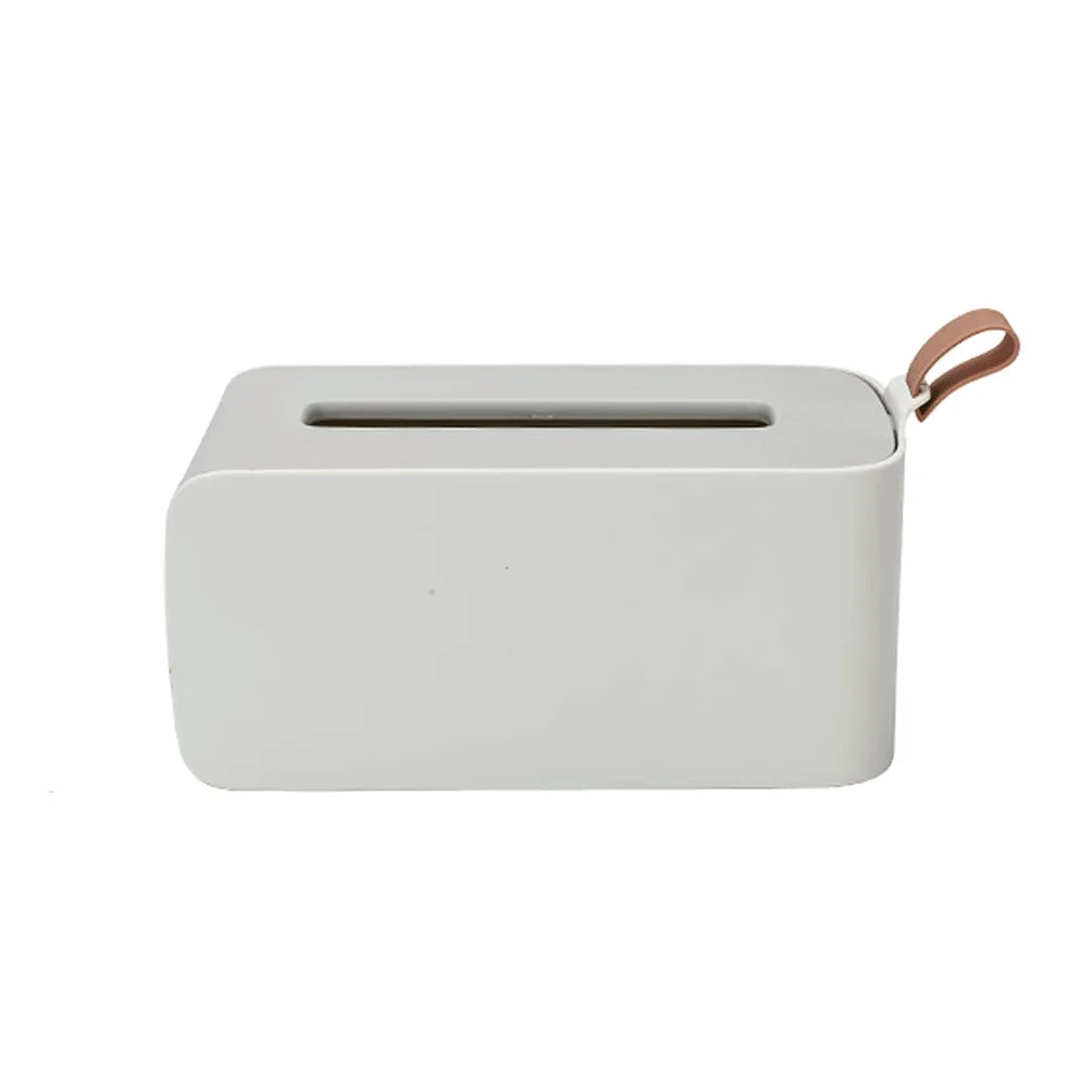 Pudełka na chusteczki, pojemnik na pudełko do przechowywania, serwetnik stołowy, prosty i kreatywny domowy salon sypialnia pompowanie pulpitu (kolor: różowy) (Color : White)