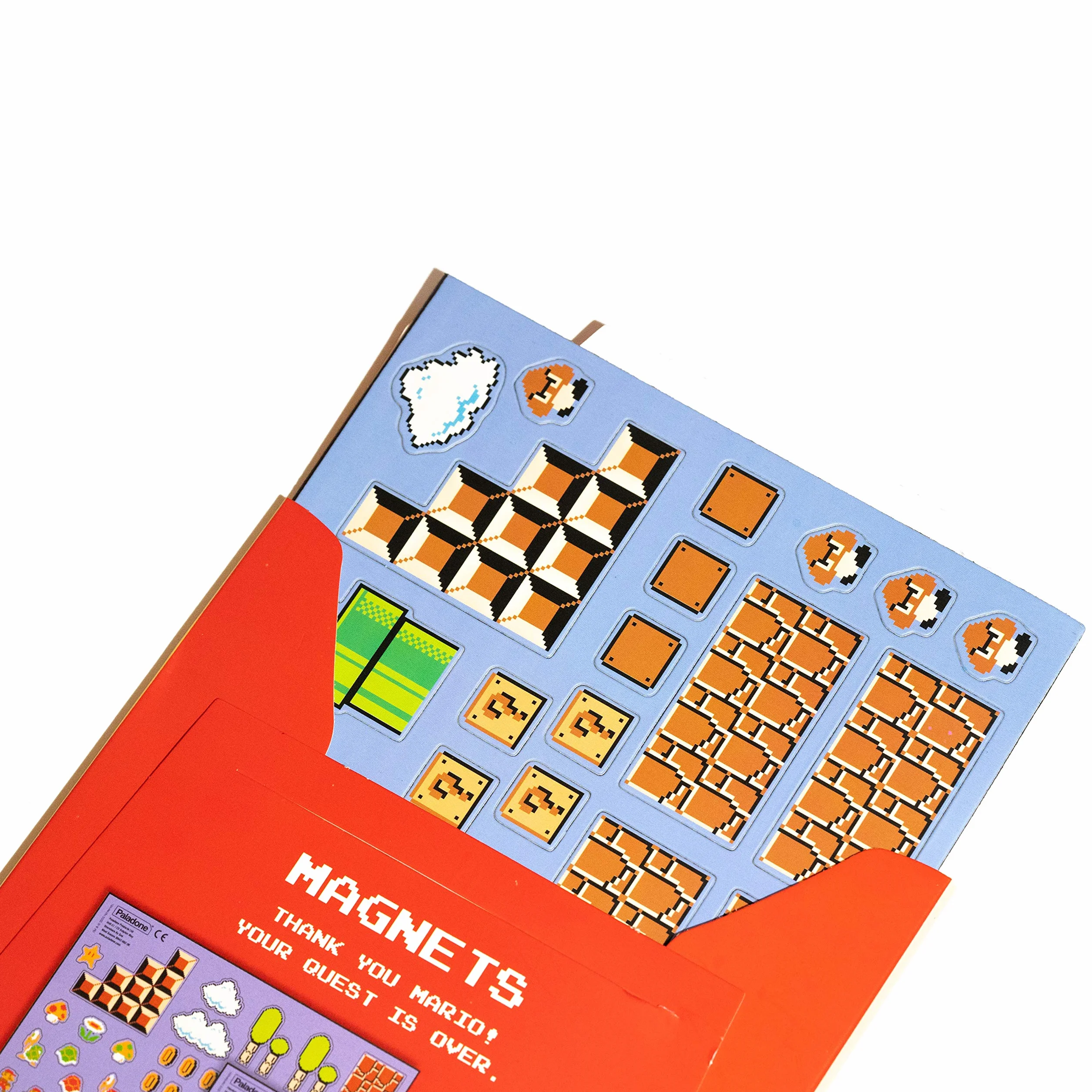 Magnesy Nintendo Super Mario Bros, Metal, Wielokolorowe, 0,6 x 16 x 22 cm