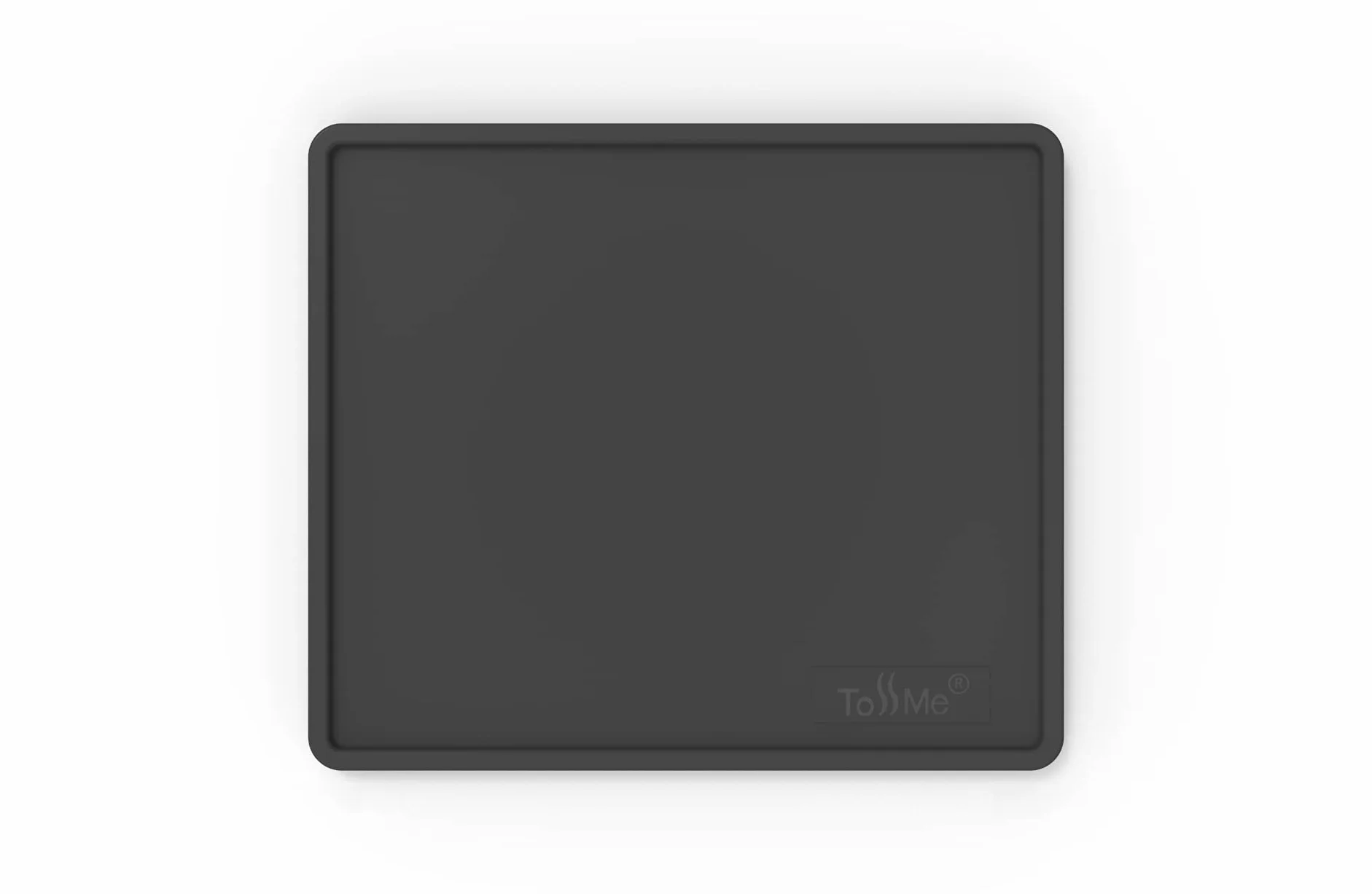 Mata gumowa klasy spożywczej - 15 x 18 cm silikonowa mata do ubijania kawy do portafiltra - czarna TM-CO05