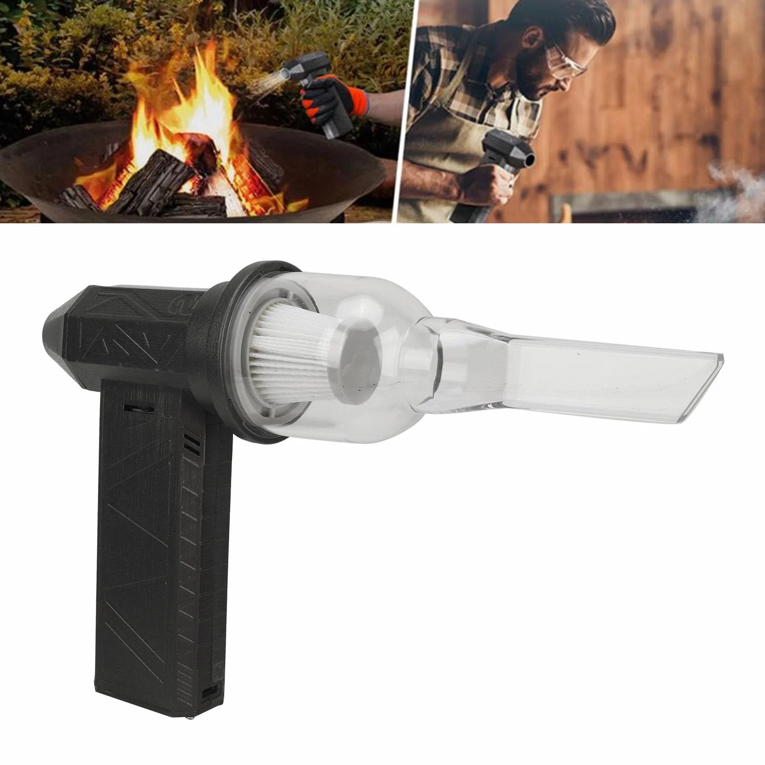 Wentylator Turbinowy Jet, Mocny Mini Wentylator Turbinowy 130000 Obr./min Akumulator Bezprzewodowy Odkurzacz Ciśnieniowy do Czyszczenia Samochodu Camping Outdoor