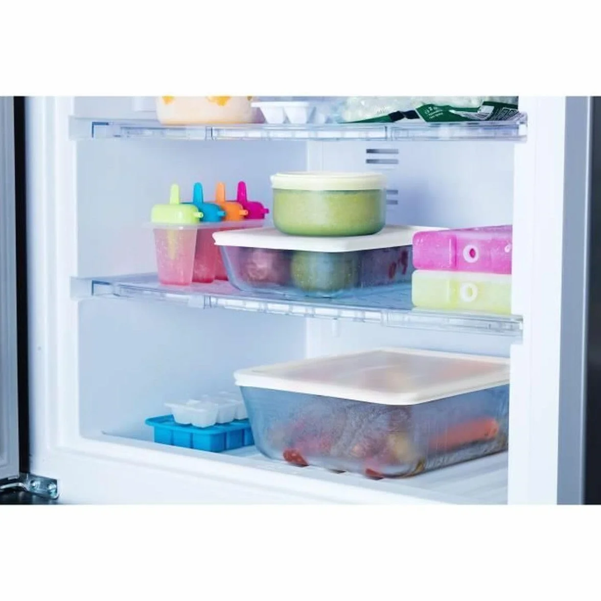 Pyrex 242P000 Cook & Freeze prostokątne naczynie z plastikową pokrywką, szkło, 1,5 litra