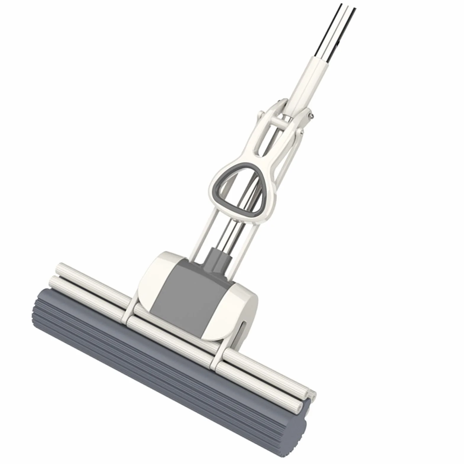 Dioche Wałek do Wyciskania Mopa Lekki Mop z gąbką w Rolce - Wielofunkcyjny Mop do Wyciskania łatwego Czyszczenia w Domu - Konstrukcja Samowyciskająca z Miękkim Materiałem Chłonnym