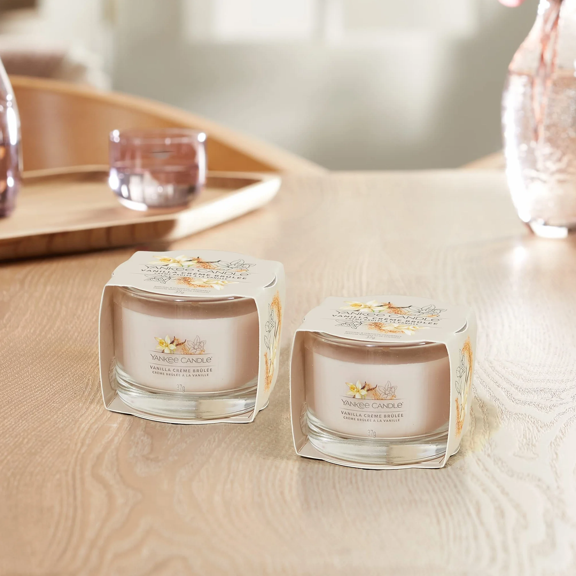 Yankee Candle Świeca wotywna palona wanilia śmietana