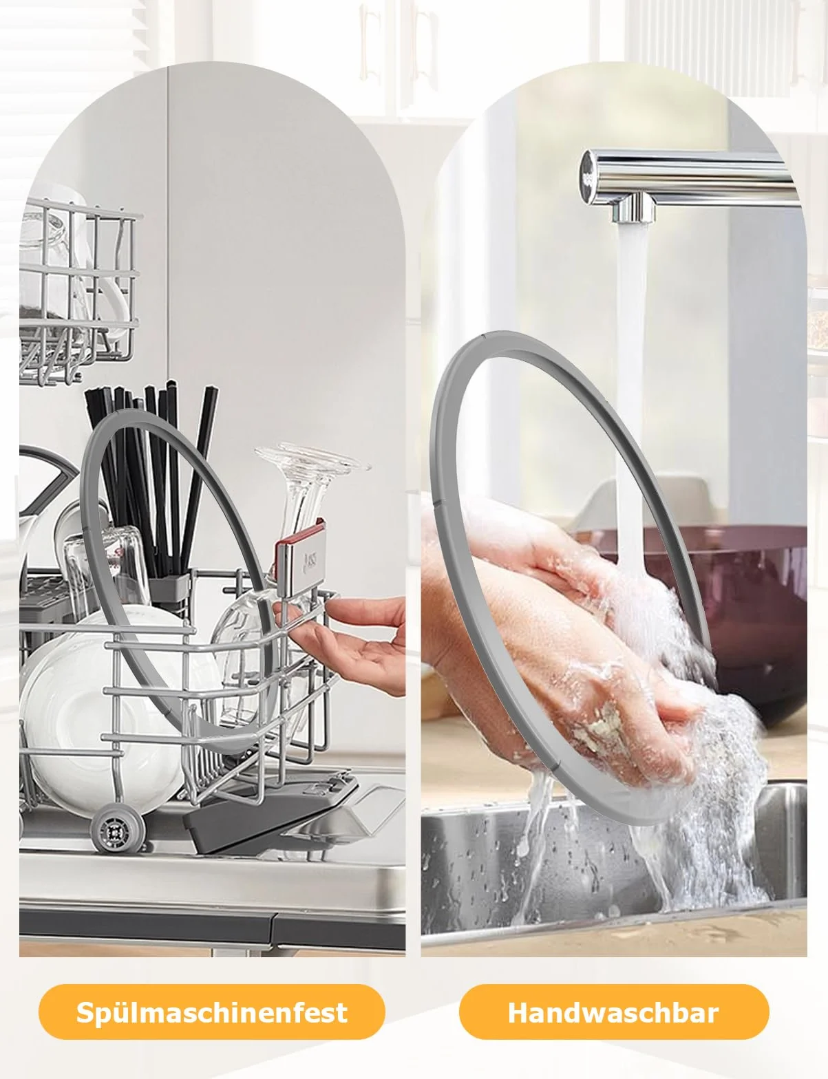22 cm pierścień uszczelniający do szybkowaru, części zamienne do szybkowaru Fissler Blue Point, Vitavit Royal, Magic i Vitaquick do 2009 3866700201 3866700205 Ø 22 cm