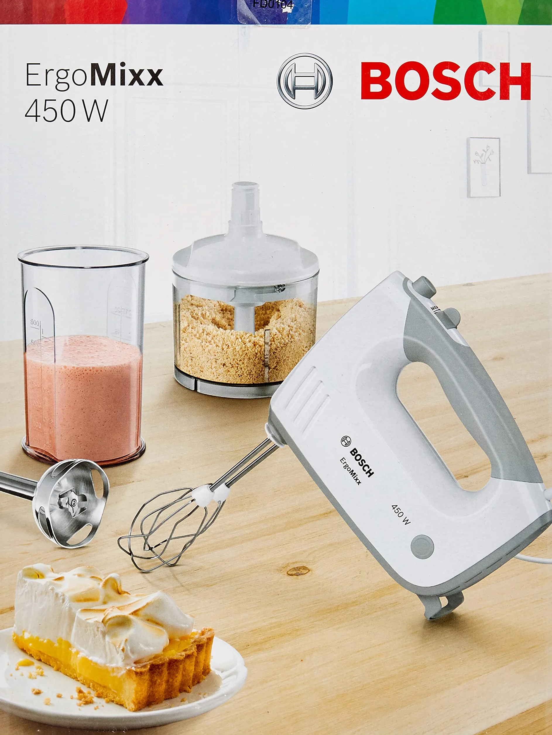 Bosch Bosch MFQ36480, tworzywo sztuczne, białe