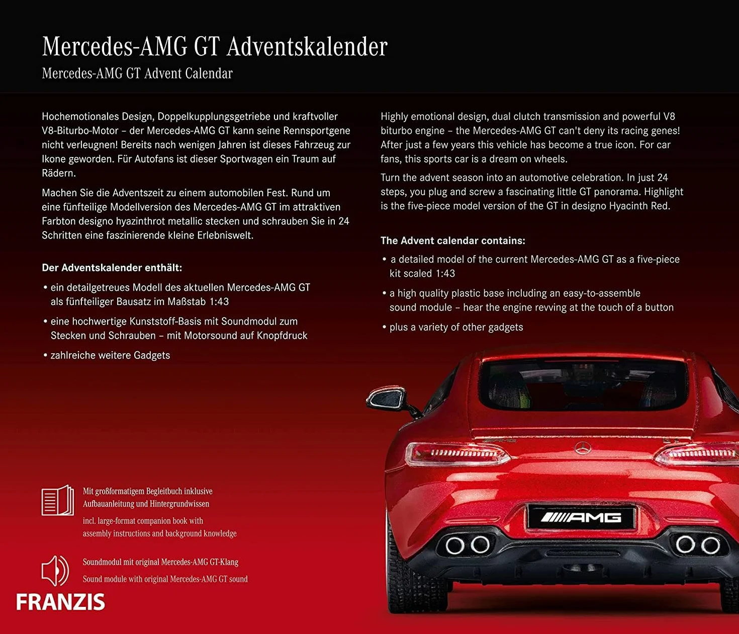 Mercedes-AMG GT Adventskalender: Mercedes-AMG GT Advent Calendar