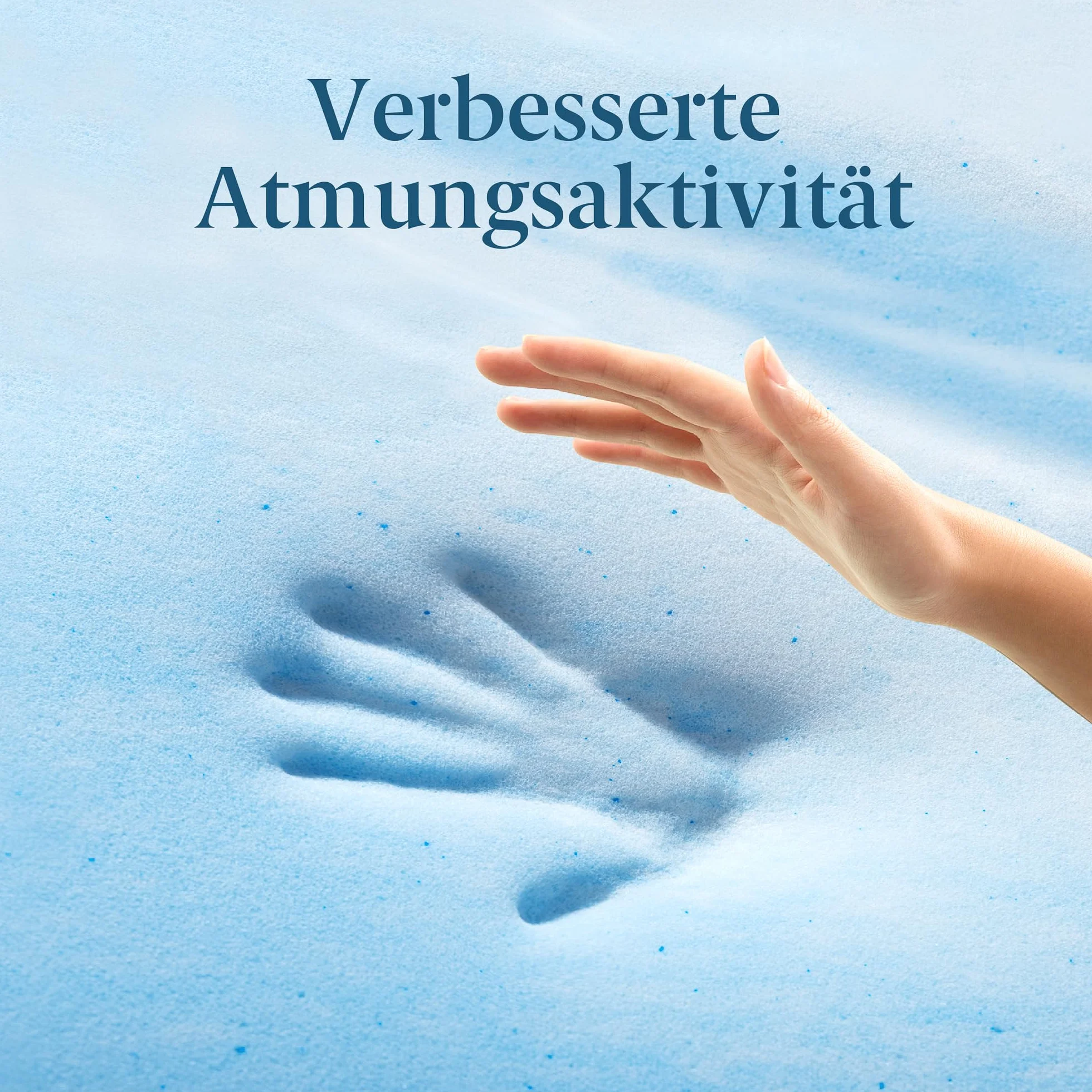 Zinus Materac wierzchni z pianki Visco, 140 x 200 cm, grubość 10 cm, wzornictwo Open-Cell, certyfikat Oeko-Tex, oddychająca i ortopedyczna, ergonomiczny komfort, średnio twardy, biały