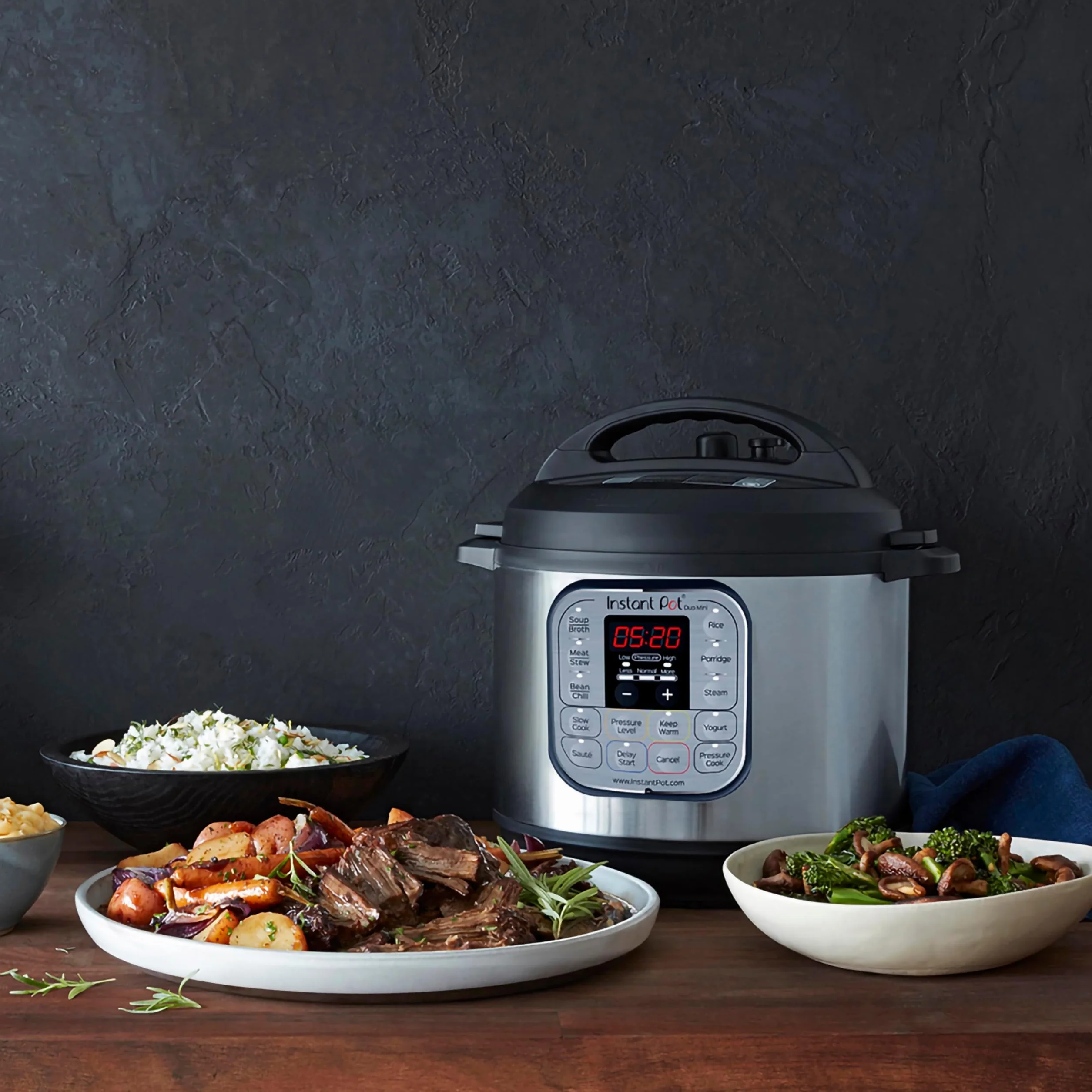 Instant Pot Duo Mini Garnek Wielofunkcyjny, Srebrny, 3 l