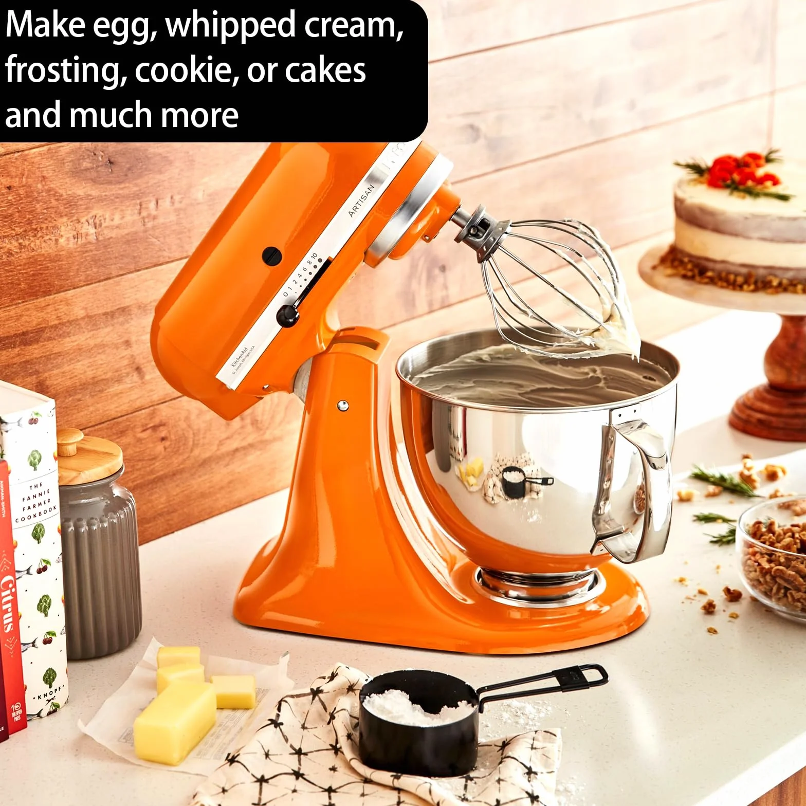 K45WW 6-żyłowa trzepaczka wymienna akcesoria ze stali nierdzewnej, kompatybilny z KitchenAid, trzepaczka do ugniatania, 4,5QT