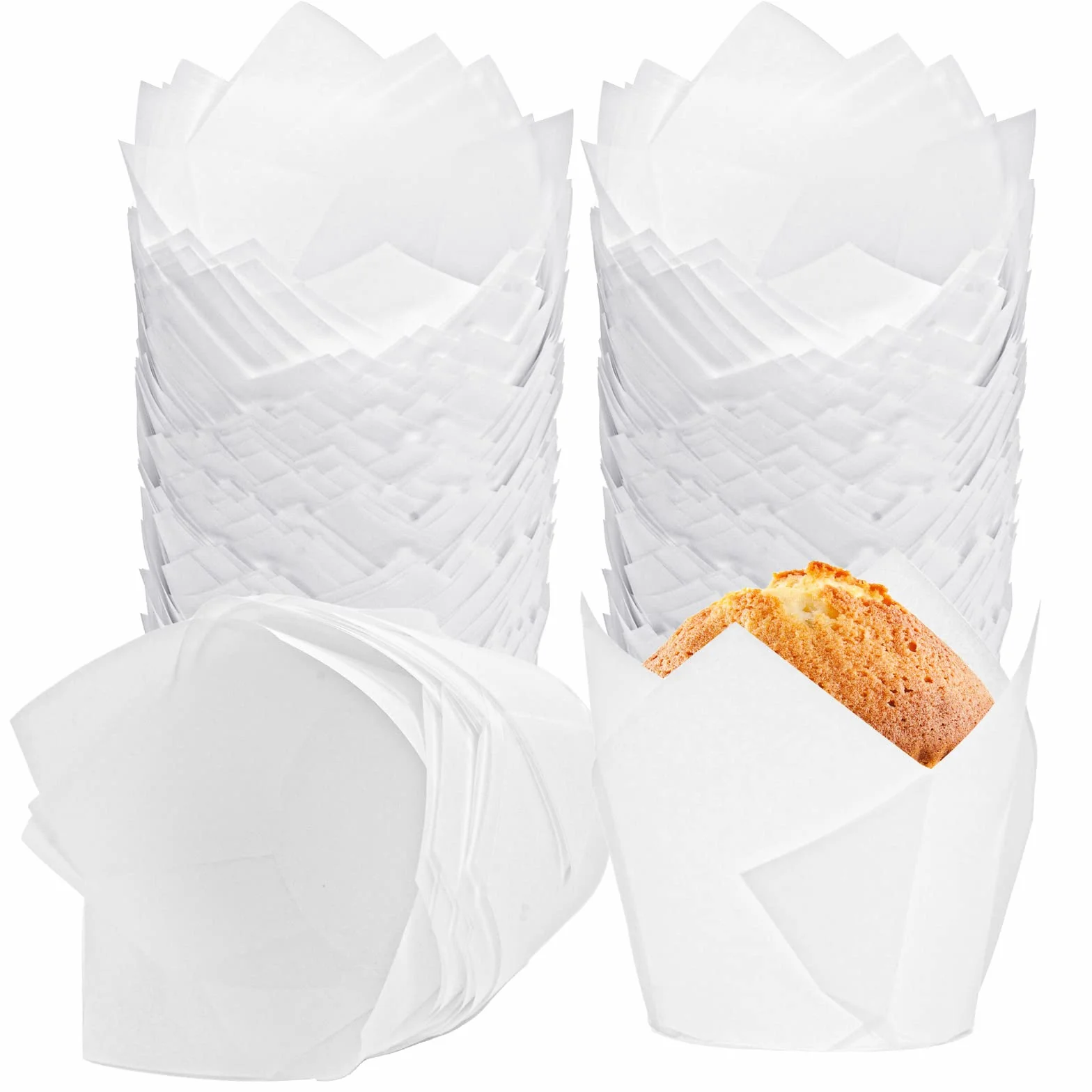 Tulipanowe wkładki do babeczek, foremki do pieczenia muffinek, wysokiej jakości kubki do pieczenia, owijki do babeczek, świąteczne foremki do babeczek, na wesela, urodziny, rocznice i specjalne okazje