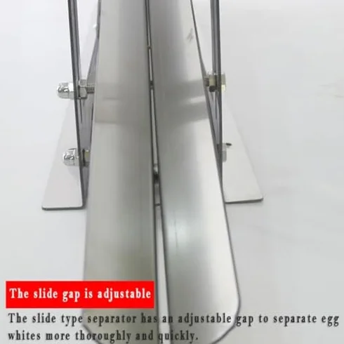 Separator Białka Żółtka Kurczaka, Maszyna Do Oddzielania Jaj Ze Stali Nierdzewnej, Wydajność 500-800 Sztuk/H, Regulowana Wysokość I Szczelina Rozdzielająca, Idealna