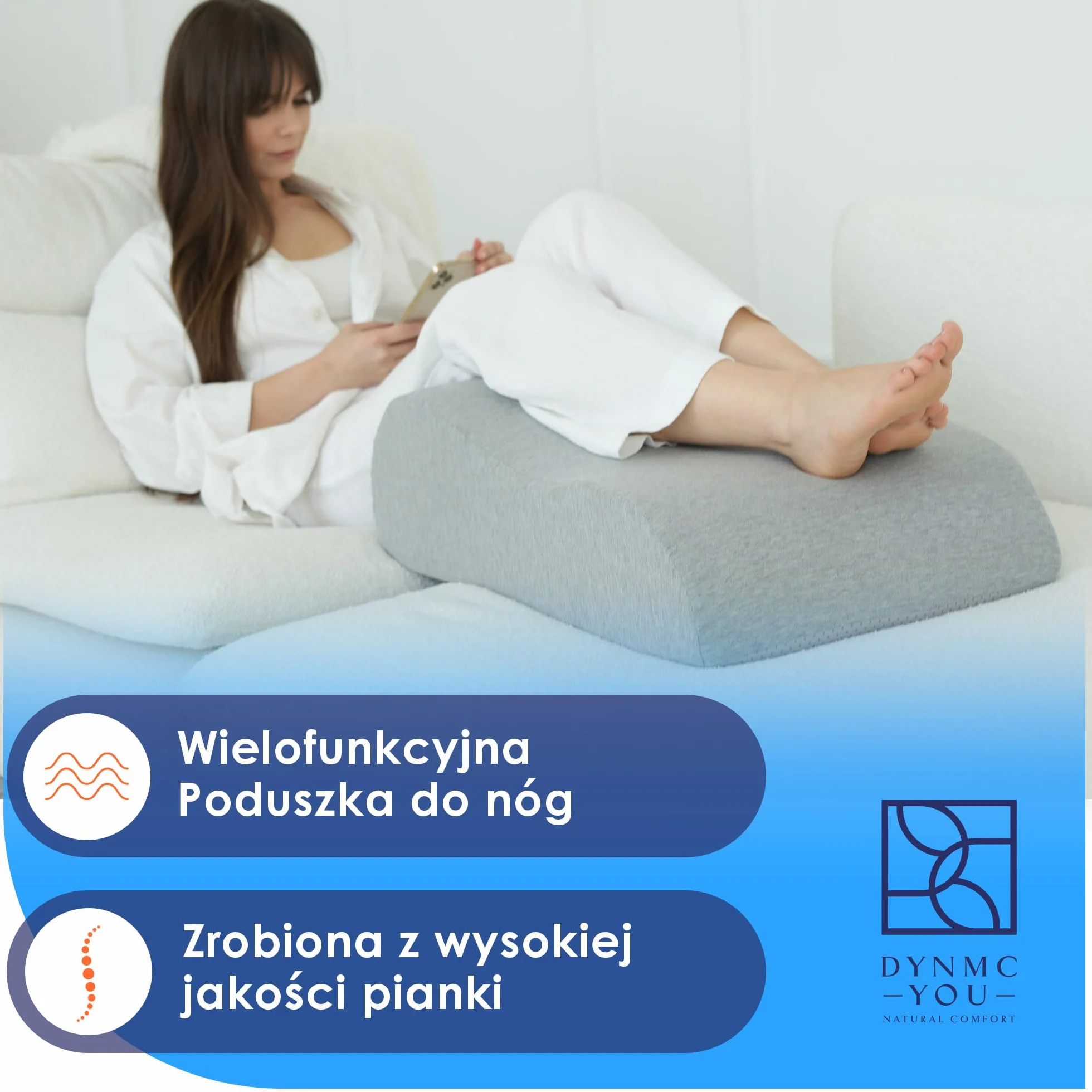 Poduszka Outdoor Na Krzesło Ogrodowe 40x40 cm Gruba Pianka Memory Antypoślizgowa OEKO-TEX Zestaw 2/4 Sztuk