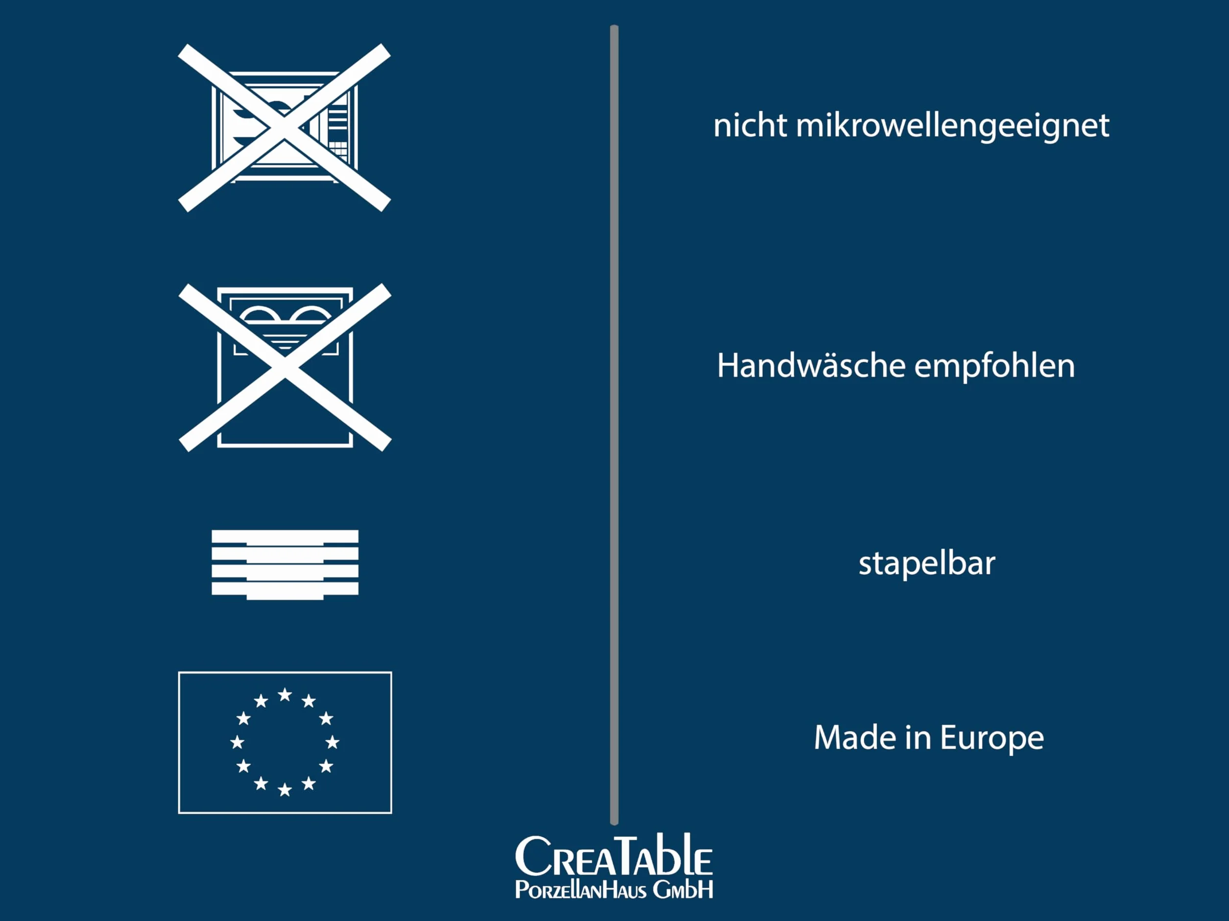 CreaTable, 24321, seria Maria Theresia Gold, 18-częściowy zestaw naczyń dla 6 osób, zestaw talerzy z porcelany, wyprodukowano w Europie