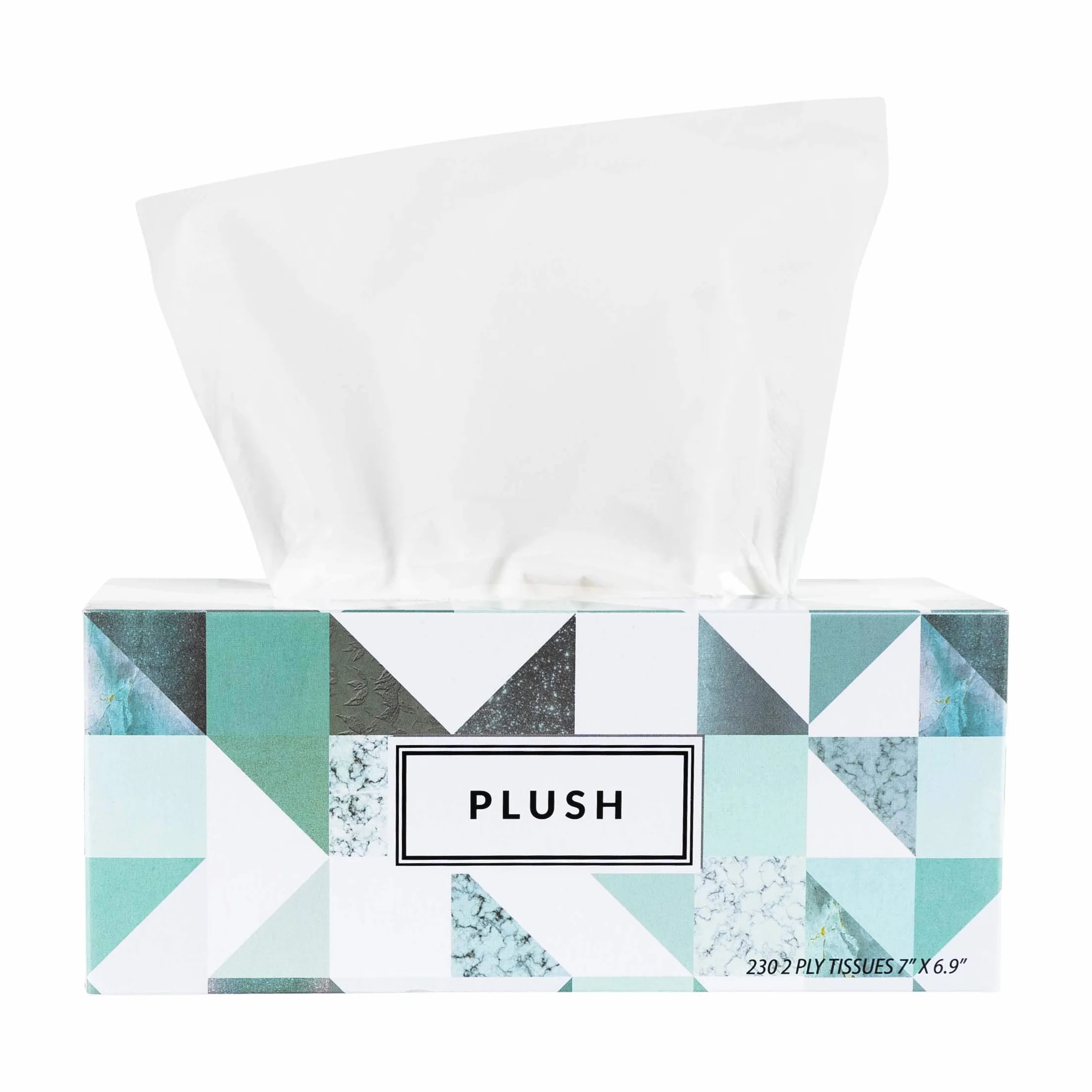 Pluszowe chusteczki do twarzy 130 w pudełku o wymiarach 17,8 x 17,5 cm 2-warstwowe, miękkie, gładkie, idealne do łazienki, biura, sklepu, szkoły, domu, kuchni lub do samochodu i każdego pokoju (pakiet