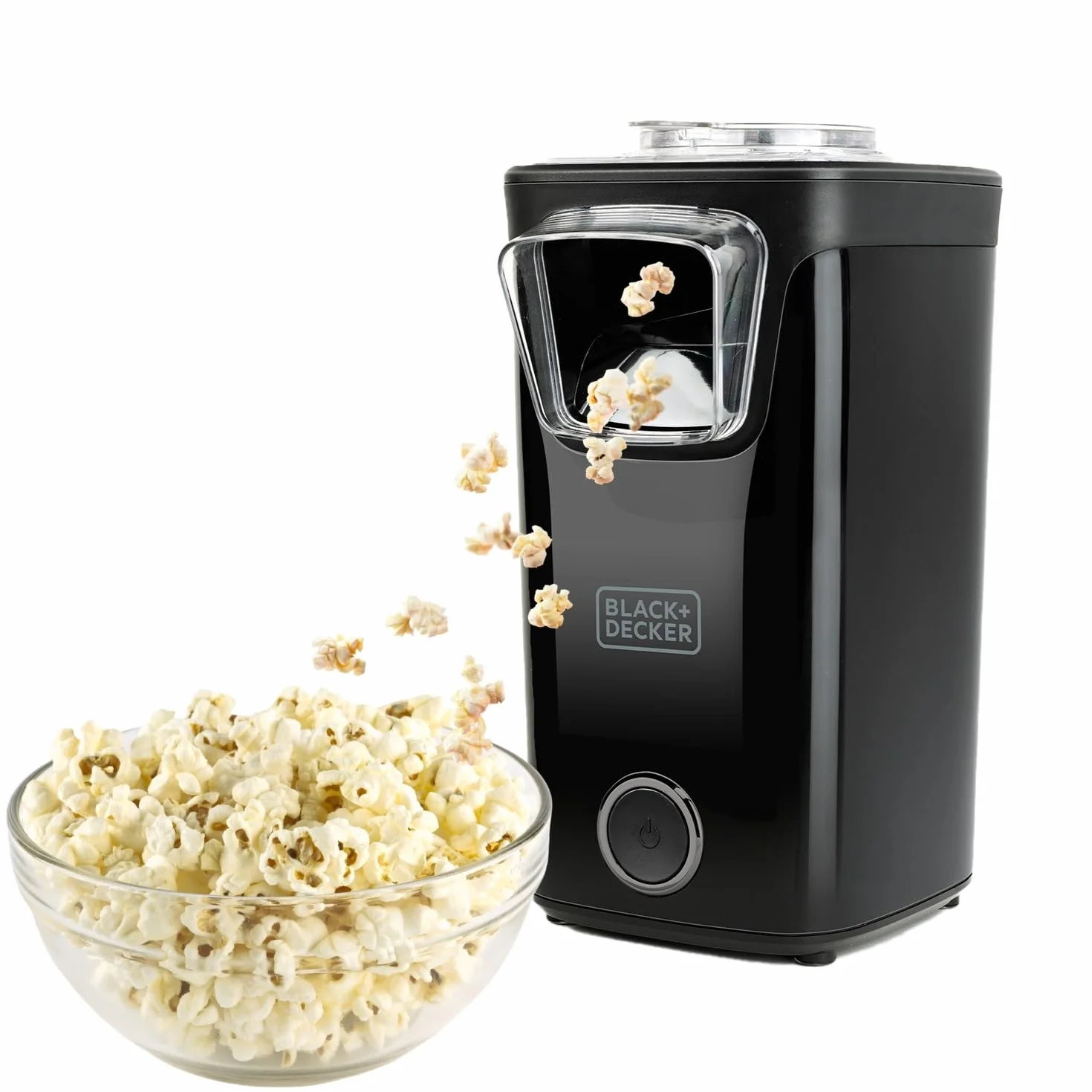 Black+Decker Maszyna do Popcornu, Czarny, 16 x 13.5 x 25.5 cm