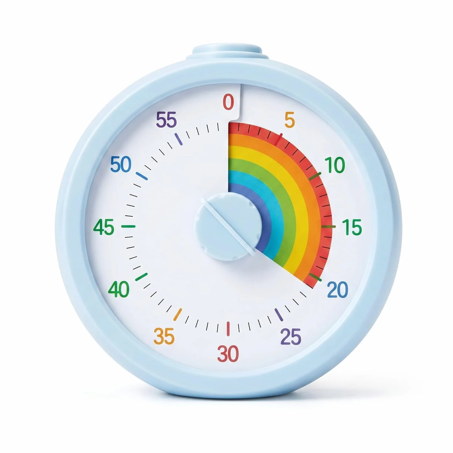 Mepham Wizualny timer z regulacją głośności i alarmem świetlnym, narzędzie do zarządzania czasem 60 min do kuchni, nauki, uprawiania sportu