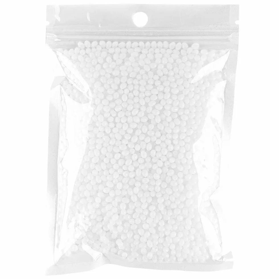 Granulat z tworzywa sztucznego, formowalny, biały, 100 g