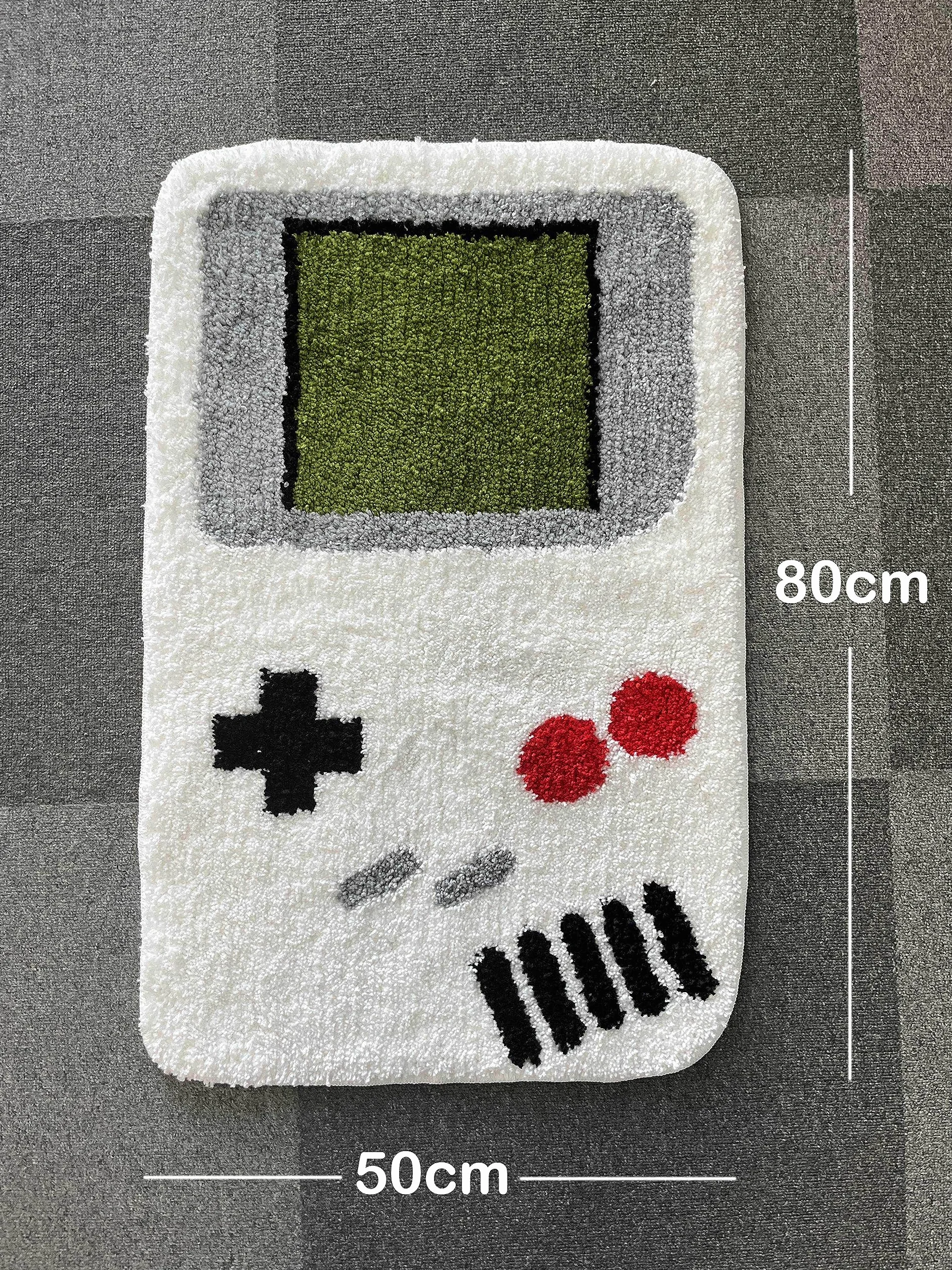 EXIGENT Przenośna konsola do gier retro dla graczy, ultramiękka antypoślizgowa mata podłogowa dywanik (GB_Rug)