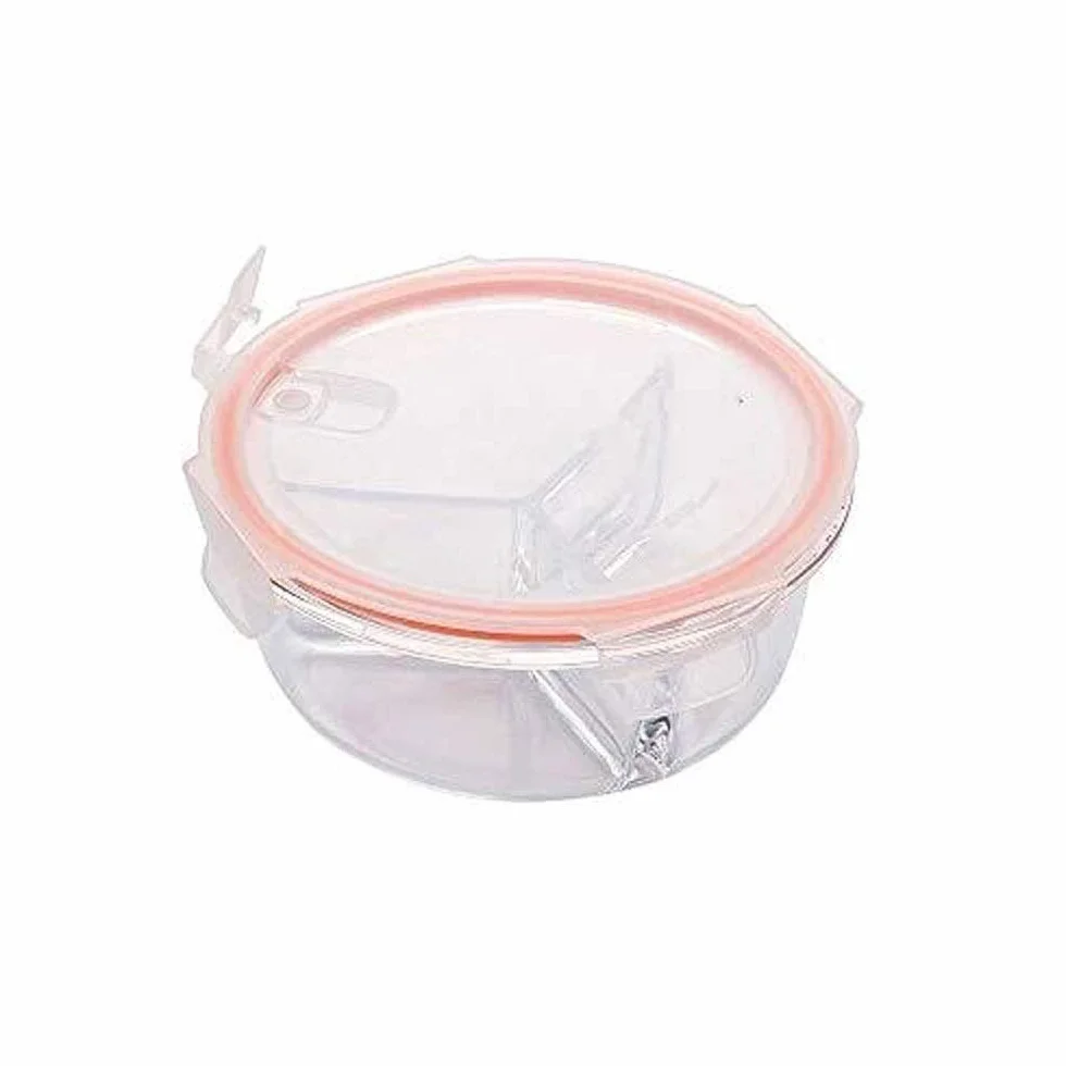 Pudełko na lunch, Bento Boxes Szklane pudełko na lunch; trzypunktowe drugie śniadanie; lunch do kuchenki mikrofalowej; wyposażony w izolowany ba