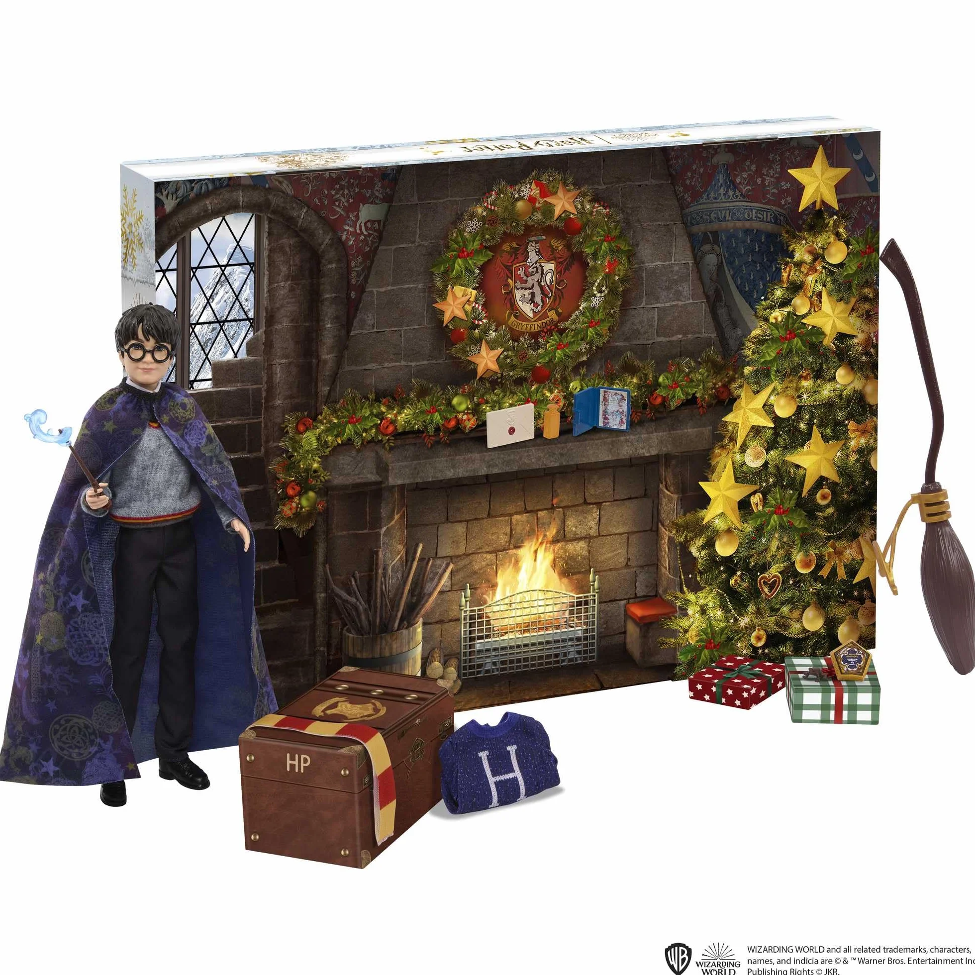 Mattel Wizarding World Mattel Kalendarz Adwentowy, Wielokolorowy, 24 Elementy