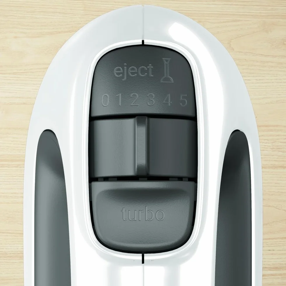 TEFAL Prep'Mix+ HT4611 Mikser ręczny, 500W, 5 prędkości, Funkcja Turbo, Końcówka blendująca do zup i puree, Mieszadła ze stali nierdzewnej