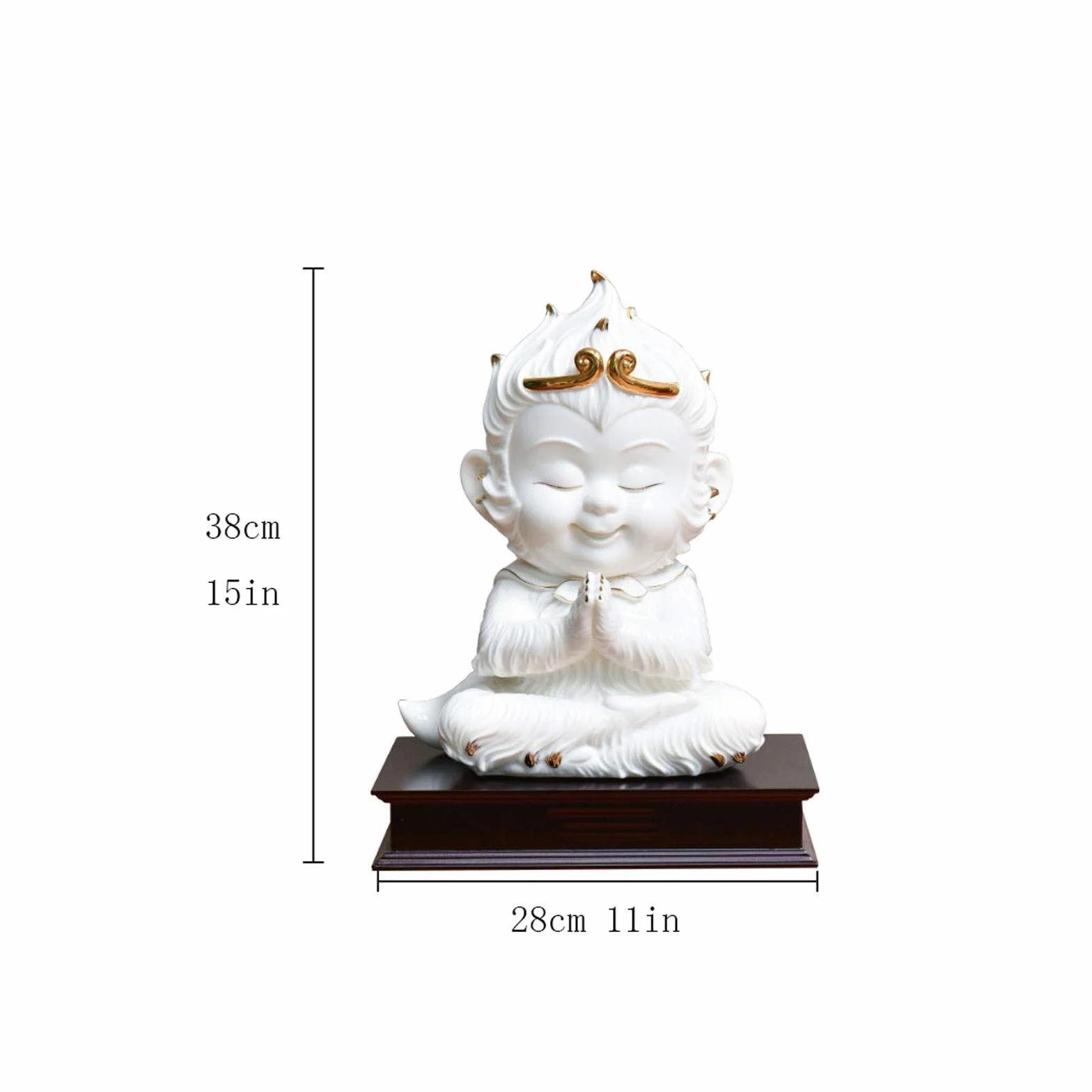 Rzemiosło dekoracja statuetka króla małp rzeźba na biurko, ceramika, małpa, statuetka króla, rzemiosło, rzeźba, biuro, dekoracja, prezent, akcesoria na biurko, figurki, kreatywny król małp, dekoracja
