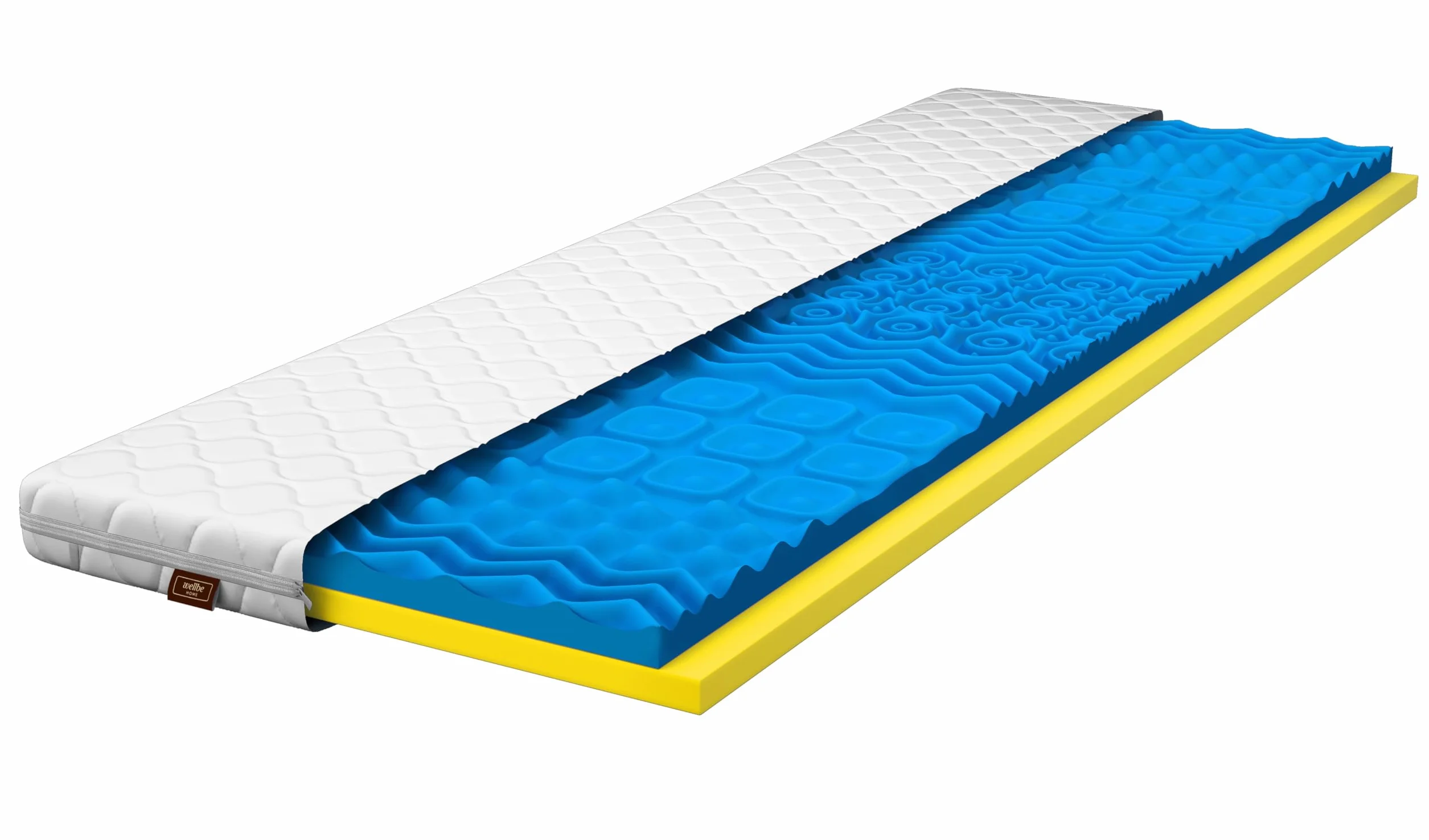 Materac nawierzchniowy 80x200 masujący Visco 8cm H2/H3 miękki na kanapę