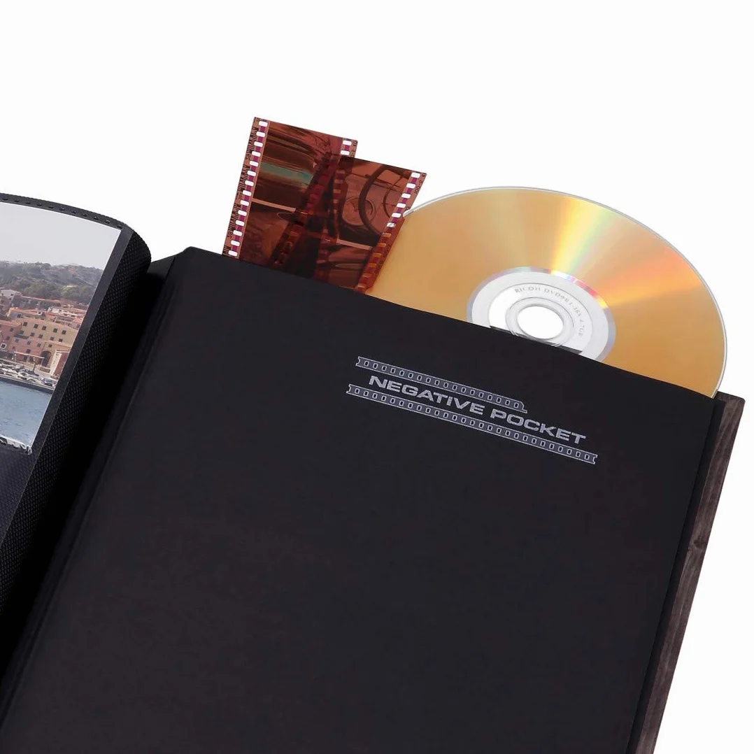 Hama Batzi Memo Album, 100 czarnych stron (50 arkuszy), pasuje do 200 zdjęć w formacie 10 x 15 cm, niedźwiedź