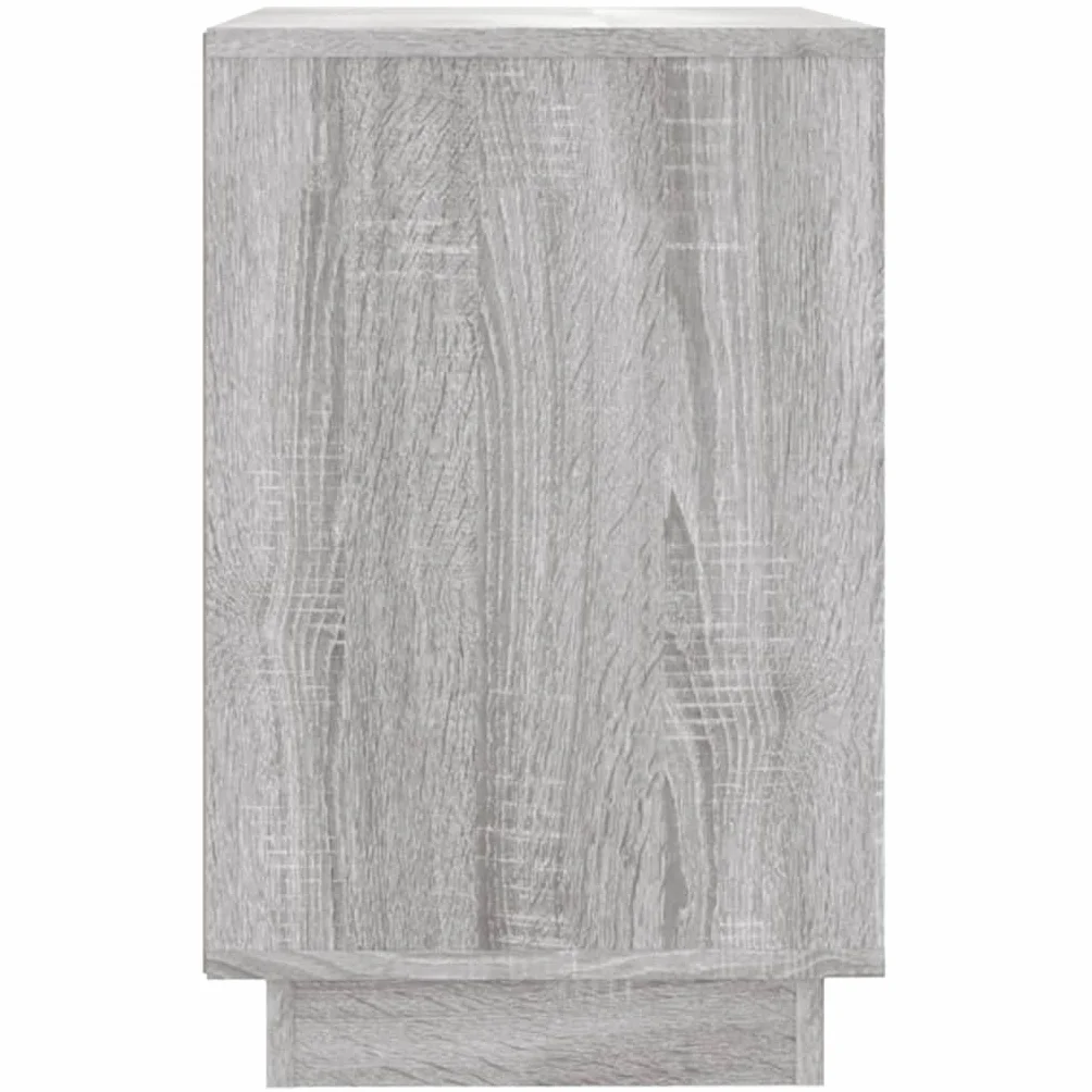 vidaXL Szafka, szary dąb sonoma, 102x35x60 cm, materiał drewnopochodny, szafka, szafeczka, szafka do salonu, szafka boczna, kredens