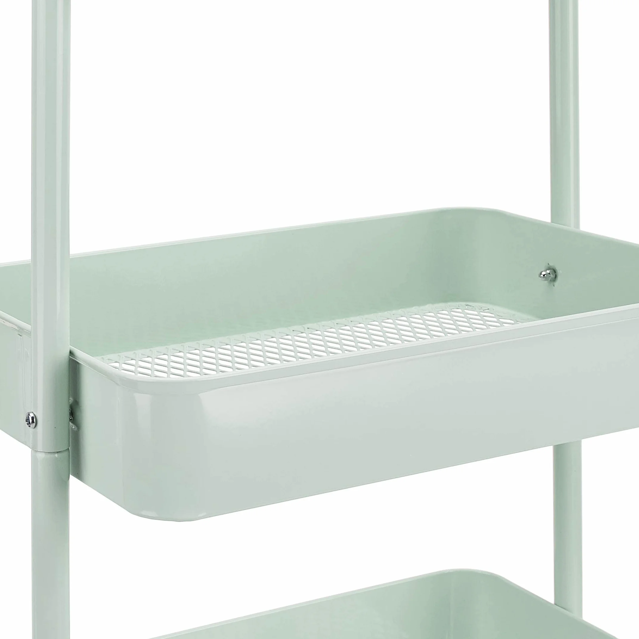 Amazon Basics Wózek na narzędzia 3 półki miętowa zieleń