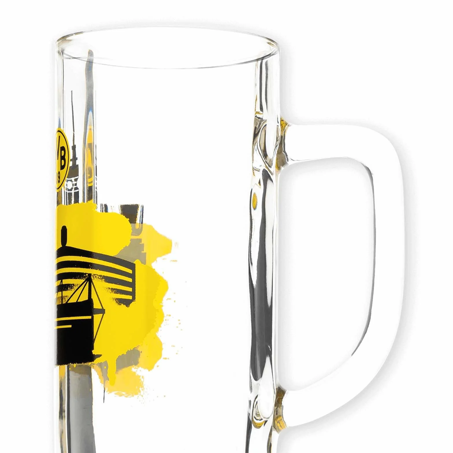 Borussia Dortmund BVB kufel do piwa Skyline, żółty