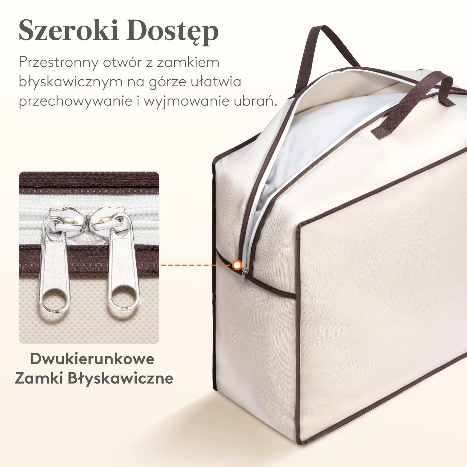 Lifewit 75L Torba do przechowywania z wzmocnionymi uchwytami, 3 sztuki odzieży, oddychająca, XXL przechowywanie kołder z 2 zasuwakami, przechowywanie poduszek, pościeli i koców