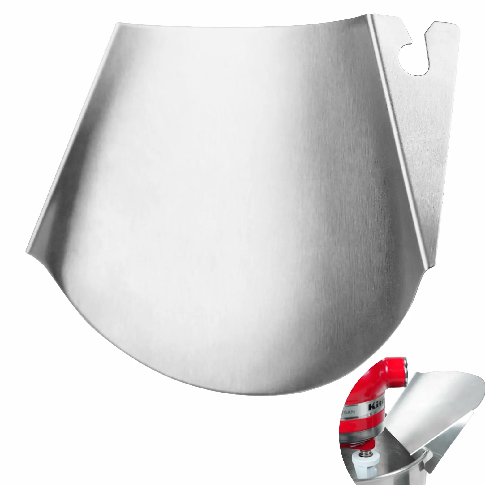 Stal nierdzewna Stee Mixer Bowl Nasadki do wylewania, kompatybilne z kuchennymi mikserami