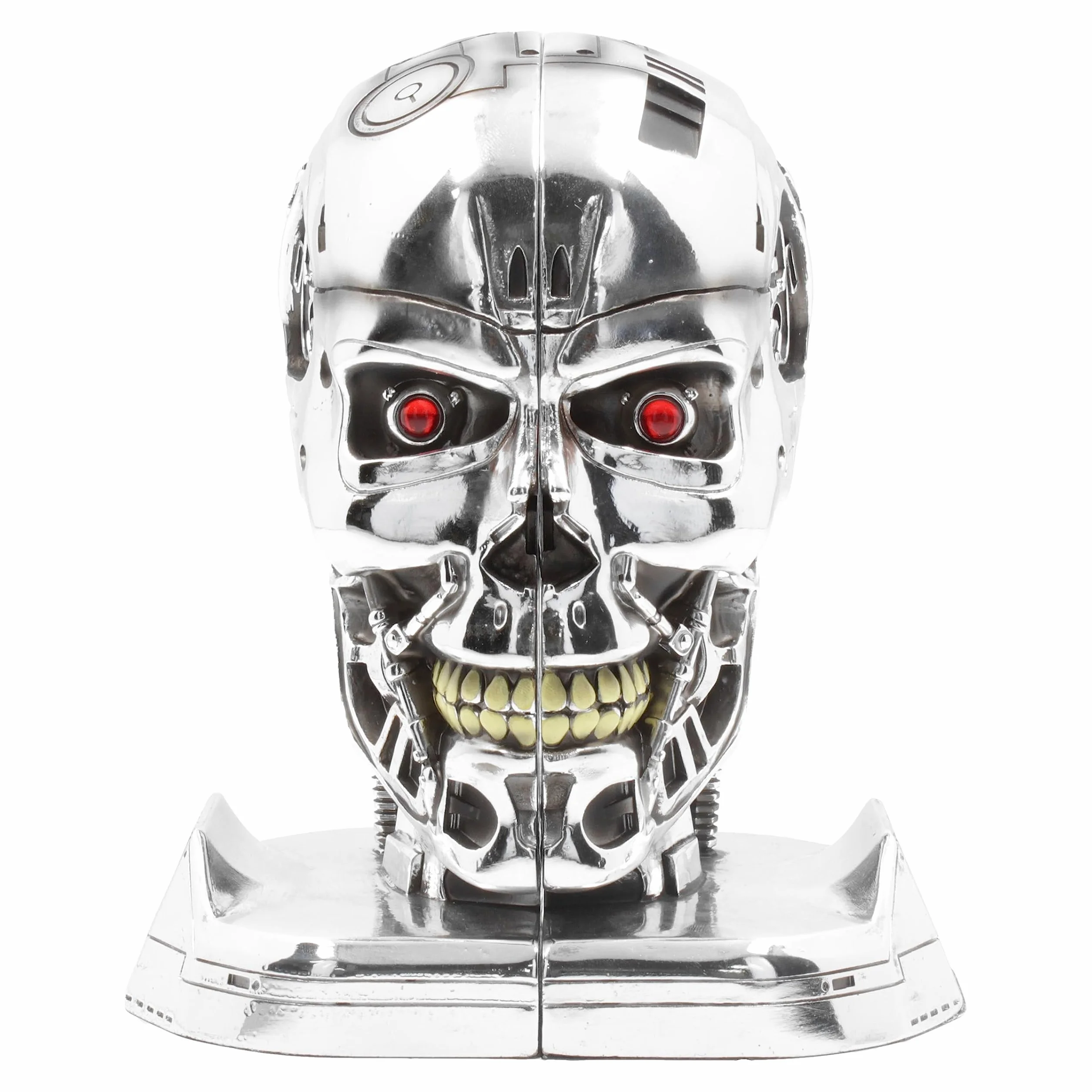 Nemesis Now Terminator 2 podpórki na książki 18,5 cm żywica syntetyczna srebrny