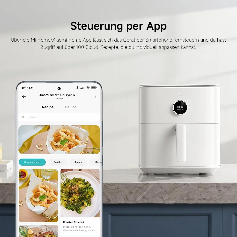 Xiaomi Smart Air Fryer 6.5L White EU