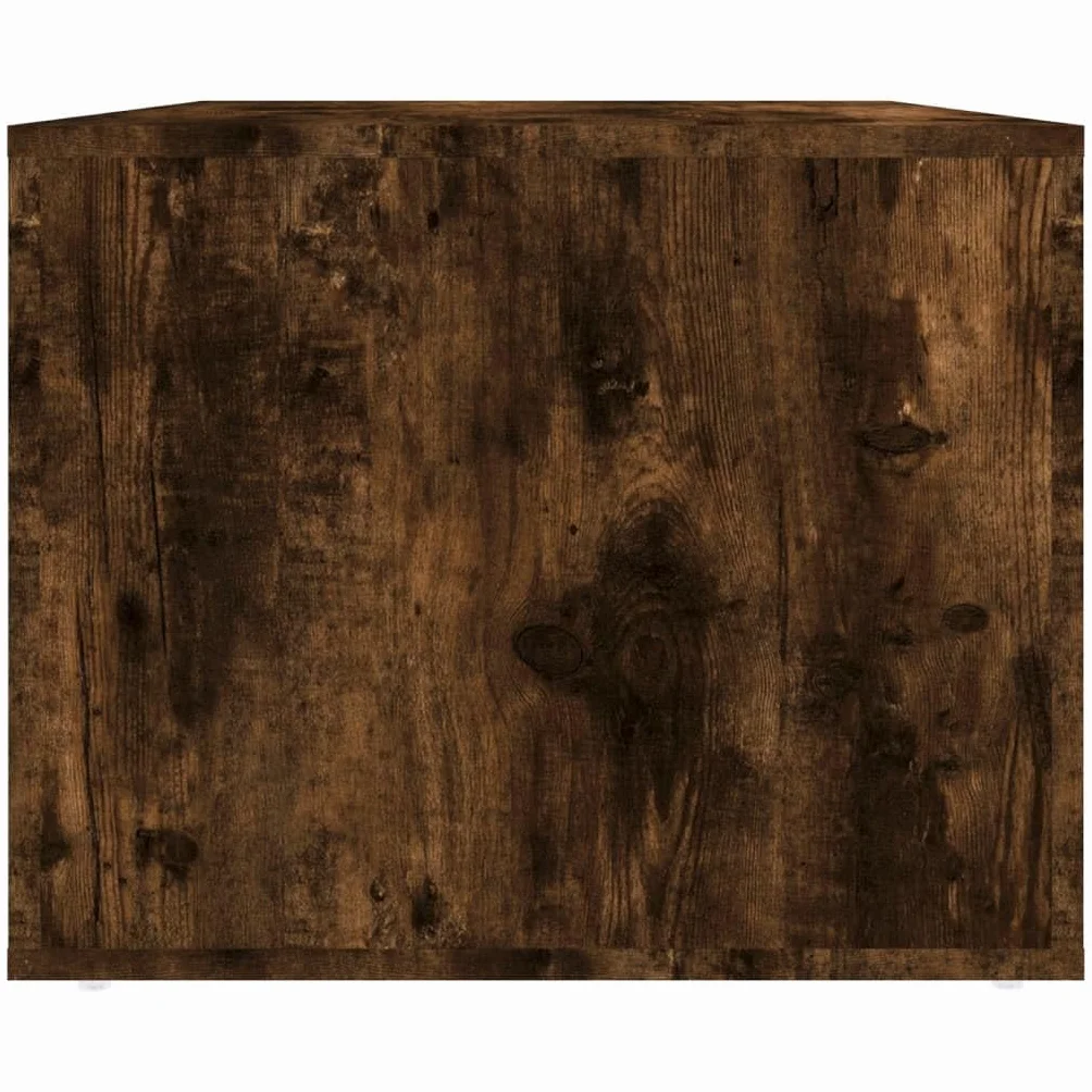 Hothingwell Stolik kawowy Dąb wędzony 80x50x40 cm Drewno inżynierskie | 2 szuflady do przechowywania, wytrzymała góra, łatwa do czyszczenia, instrukcja montażu w zestawie