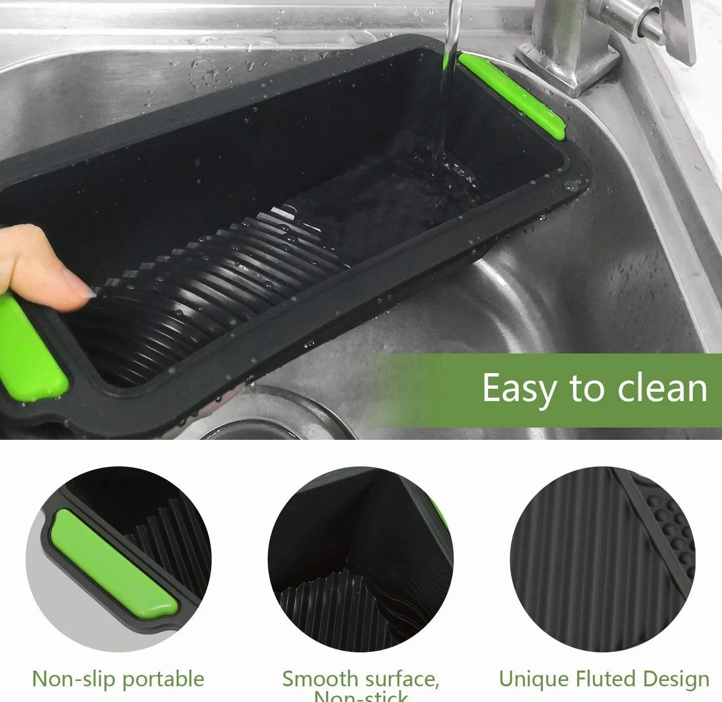 RJJ Zestaw 2 puszek chleba slicone do pieczenia + 10 sztuk wielokrotnego użytku formy babeczki, non-stick prostokątny zestaw Bakeware