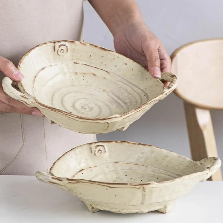 Miski sałatkowe kamionka retro miska na zupę chińska miska ceramiczna domowa miska do makaronu śniadanie miska na płatki obiadowe