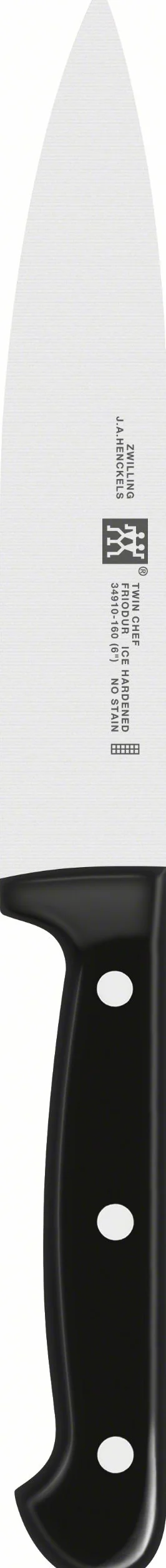 Zwilling Messerblock, 8-tlg., Bambusblock, Messer aus rostfreiem Spezialstahl/Kuststoff-Griff, Twin Chef