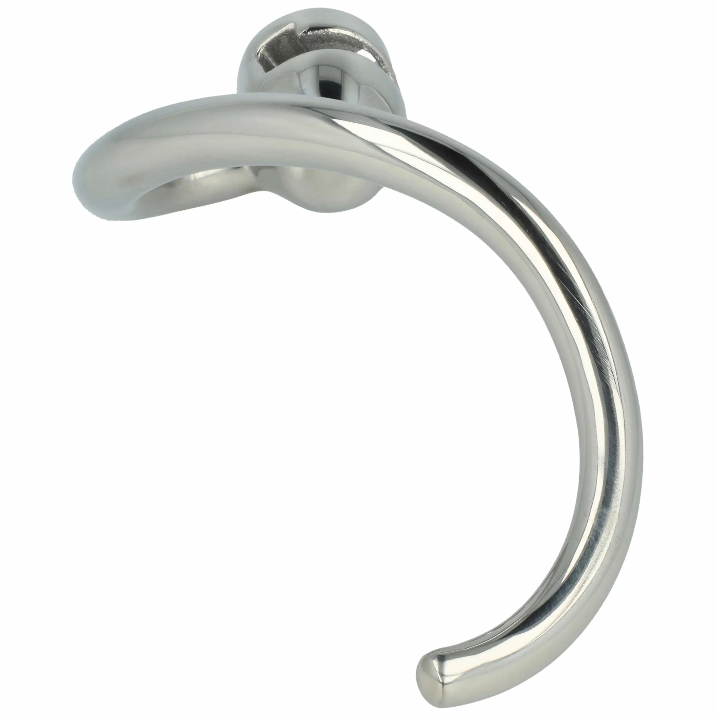 vhbw Zamienny hak do ugniatania do KitchenAid 5K7SDH do robota kuchennego, łopata, 18 x 6 cm, stal nierdzewna, srebrny