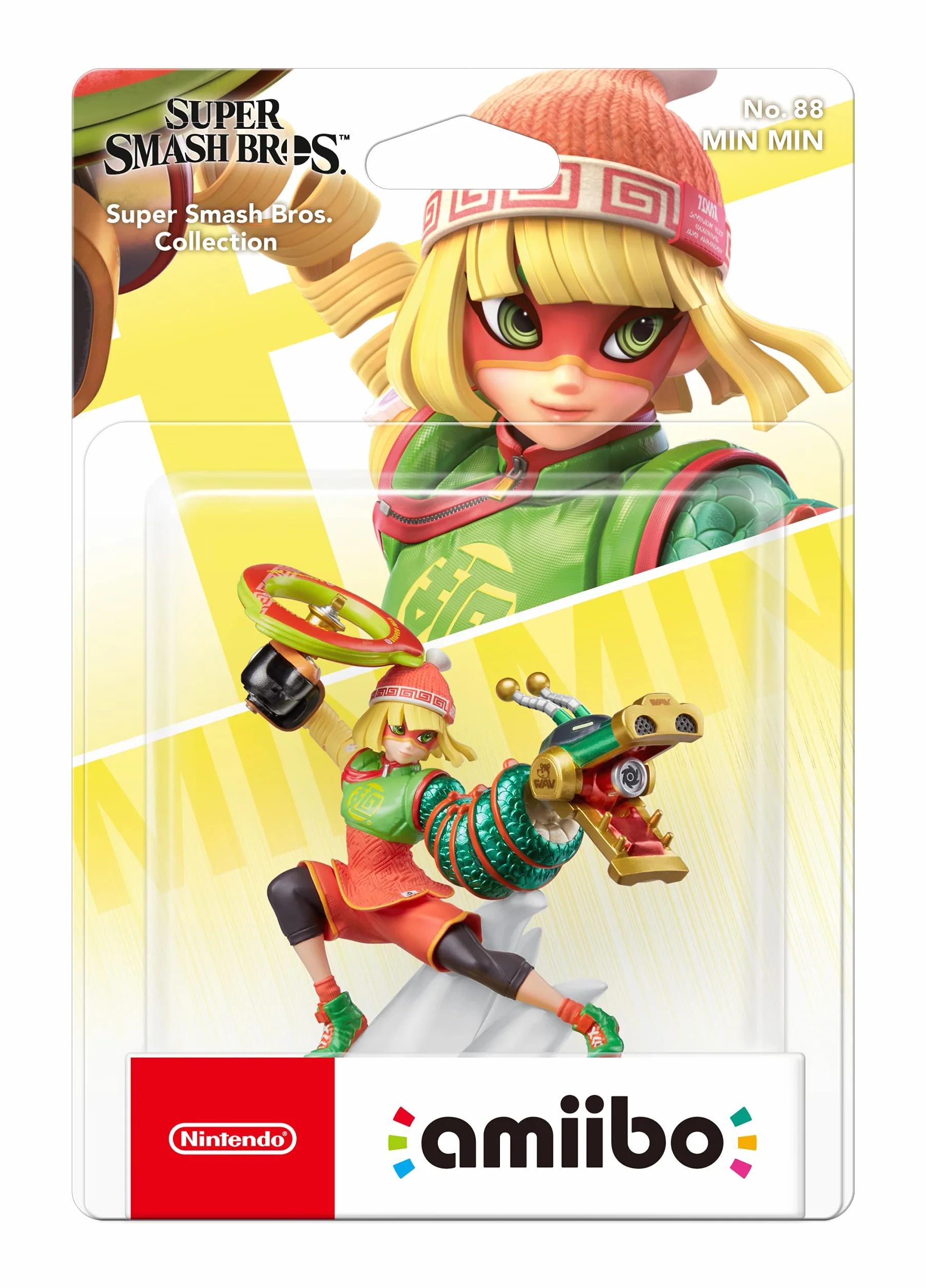Nintendo amiibo Min Min Super Smash Bros. Personnage de jeu interactif
