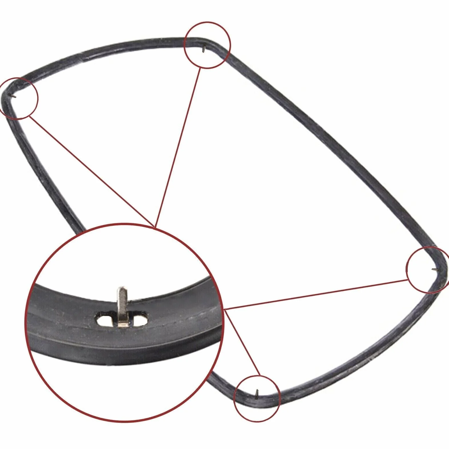 SPARES2GO Uszczelka do Drzwi dla Cooke & Lewis CLFSB60 CSB60 CSB60A OVFO60 Piekarnik