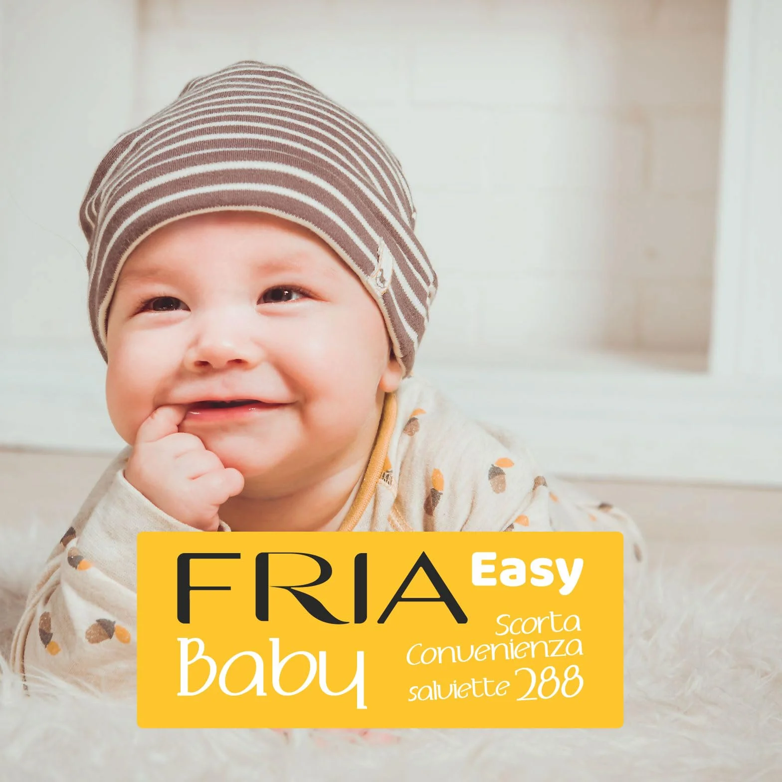 Fria Chusteczki do zmiany pieluch Easy Baby z aloesem i ekstraktem z miodu, nawilżające skórę, testowane dermatologicznie, 288 chusteczek